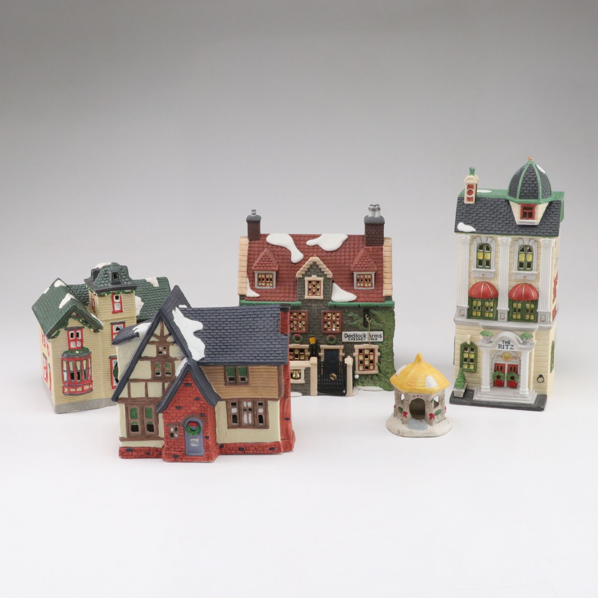 Department 56 "Dedlock Arms" and Other Christmas Village Decor