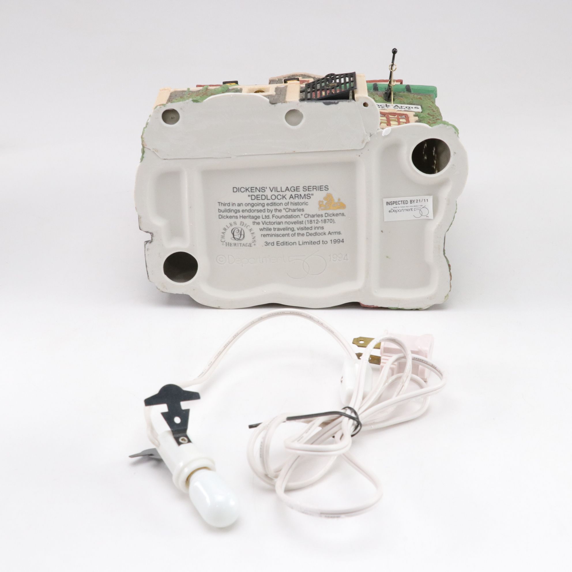 Department 56 "Dedlock Arms" and Other Christmas Village Decor