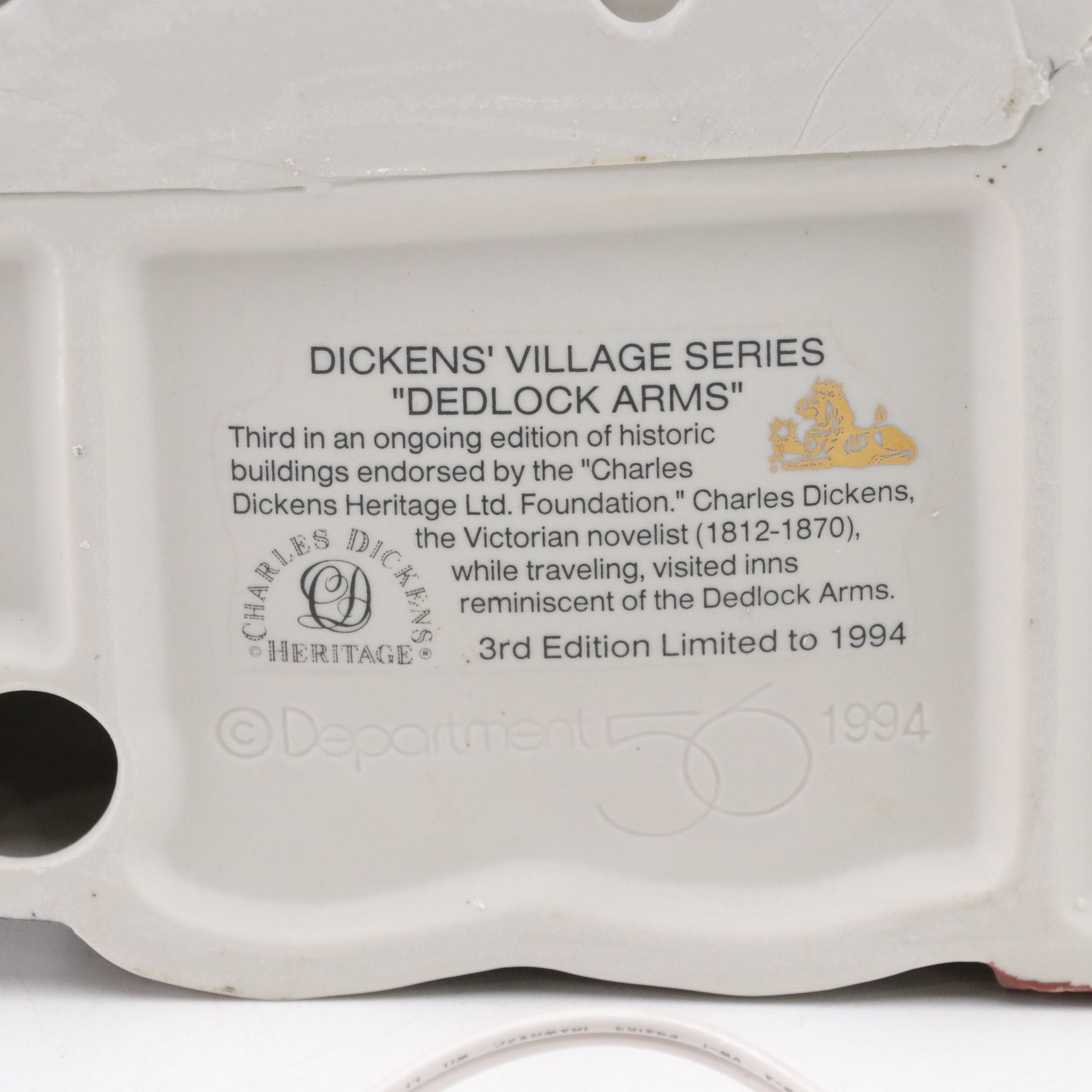 Department 56 "Dedlock Arms" and Other Christmas Village Decor