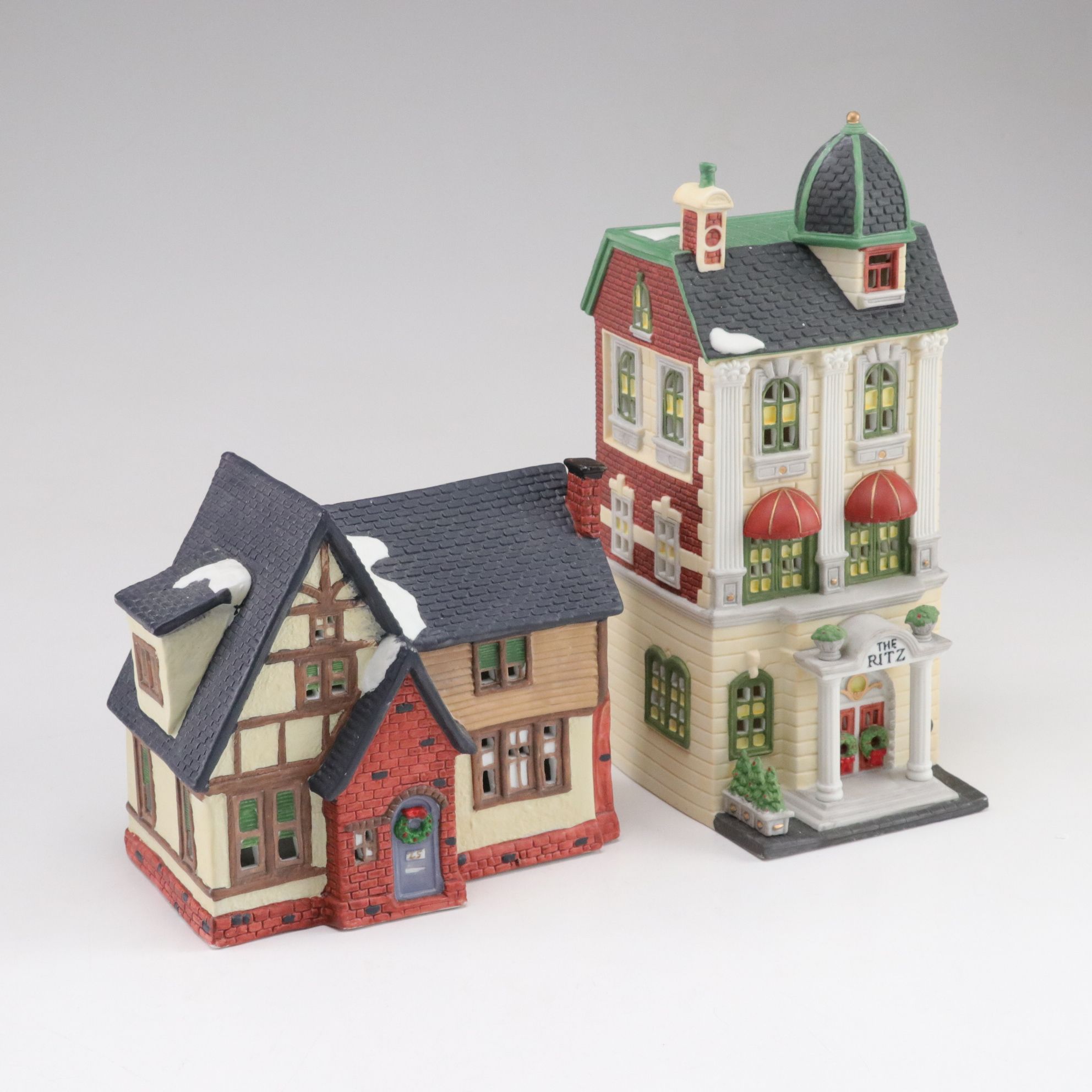 Department 56 "Dedlock Arms" and Other Christmas Village Decor