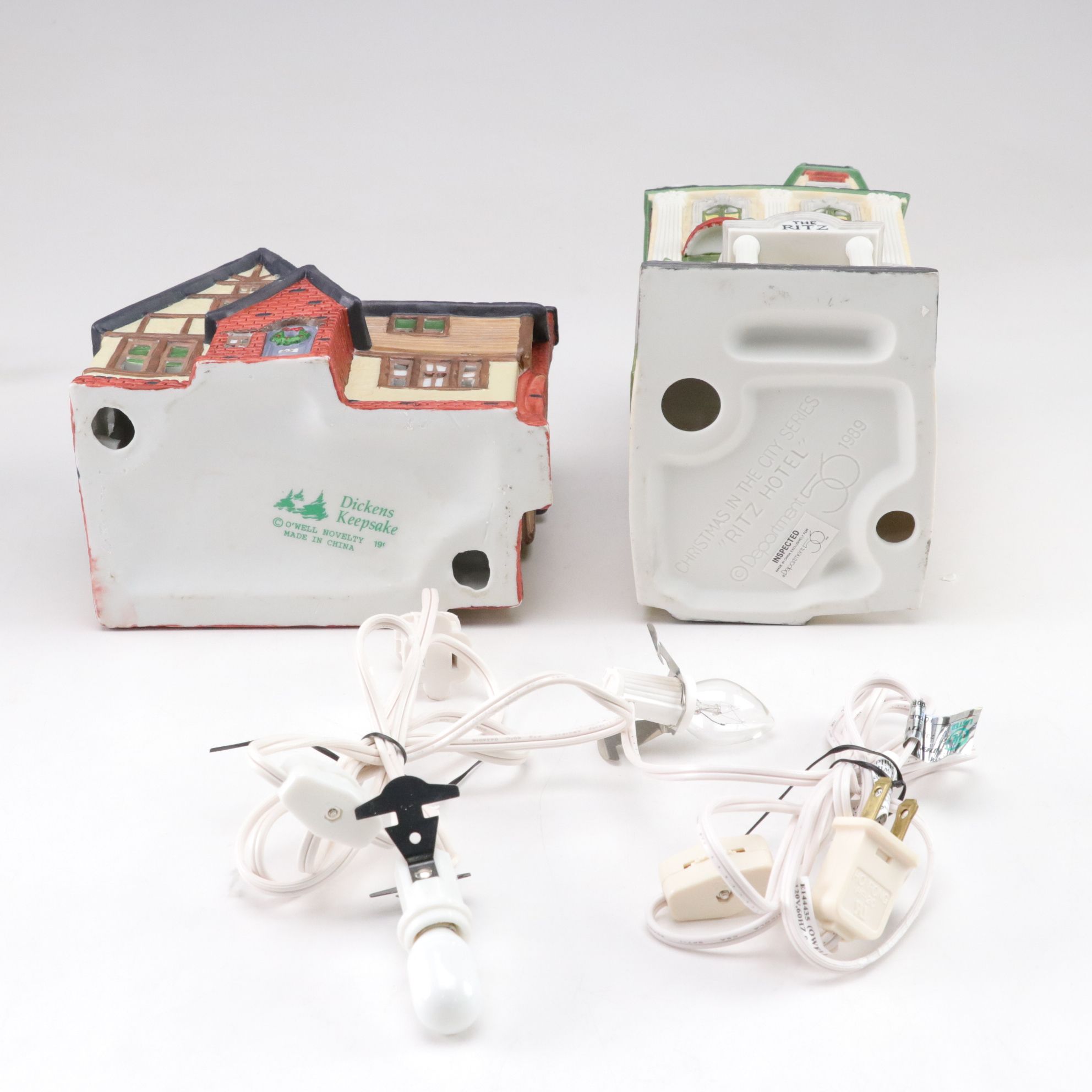 Department 56 "Dedlock Arms" and Other Christmas Village Decor