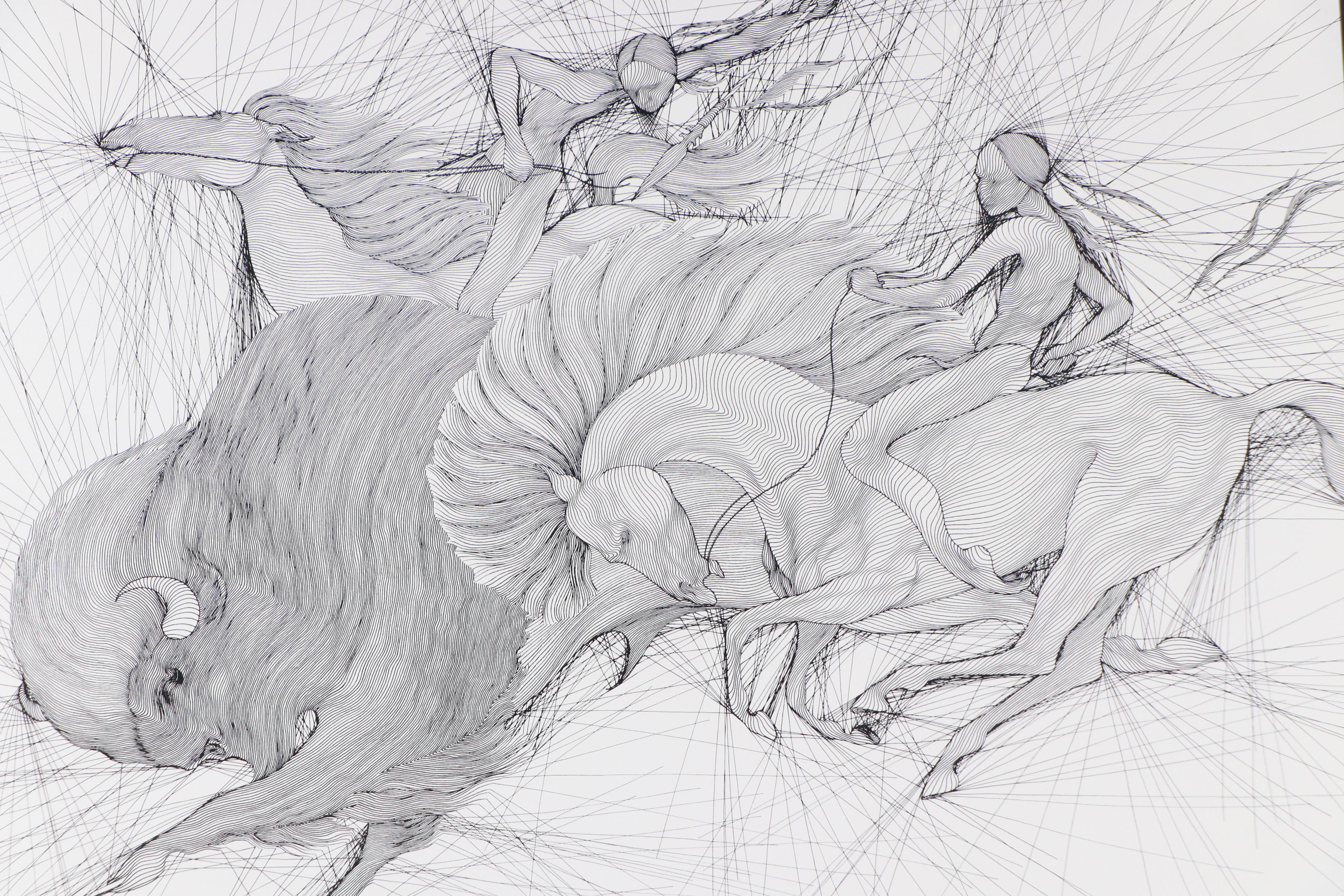 Guillaume Azoulay Signed 1986 Art Expo Poster "Twilight"