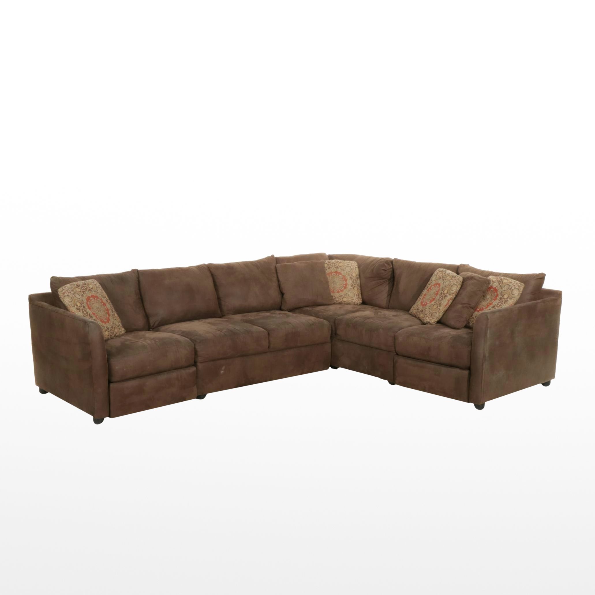 FrontRoom Furnishings Sectional Recliner Sofa