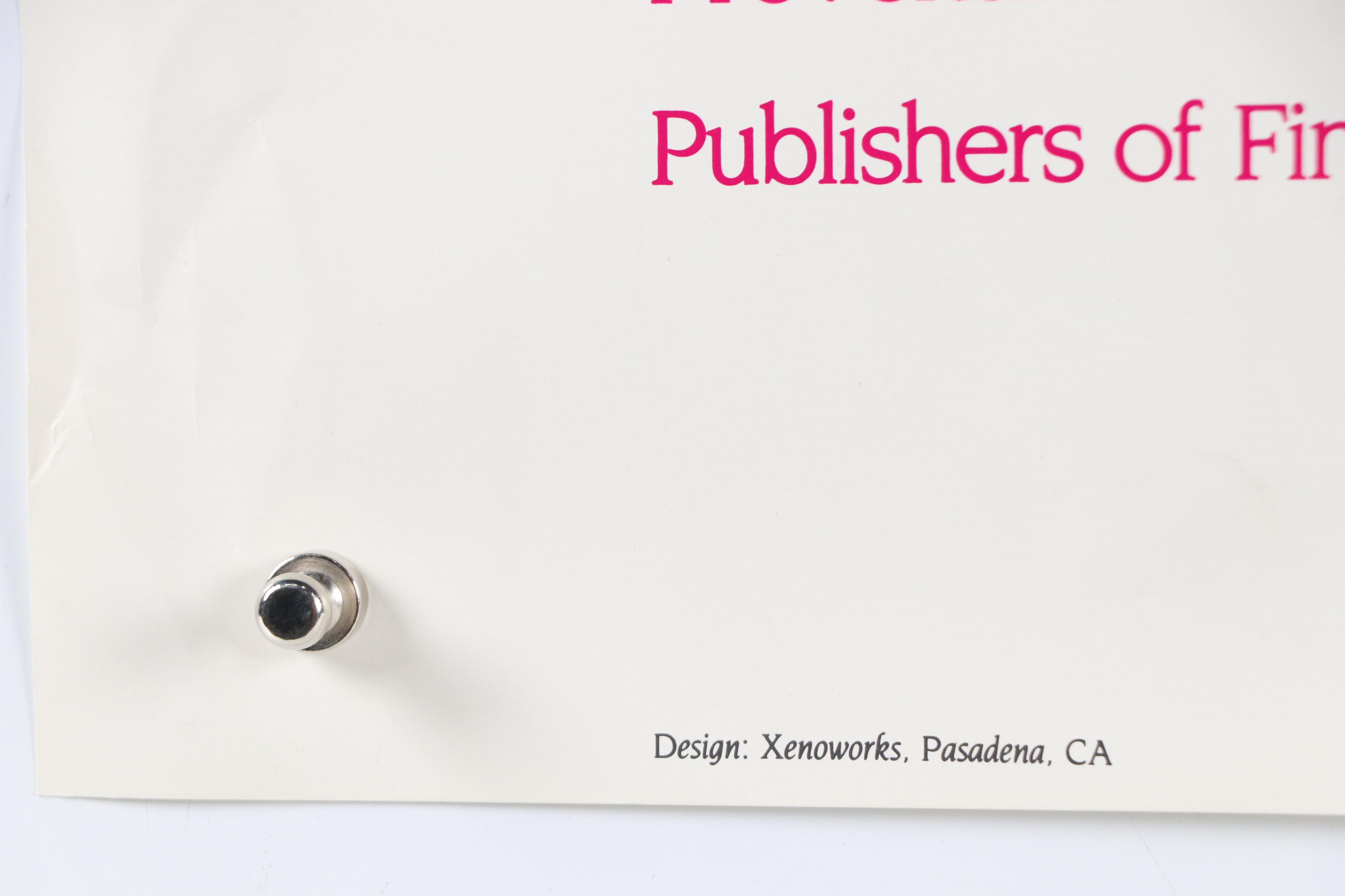 Guillaume Azoulay Signed 1986 Art Expo Poster "Twilight"