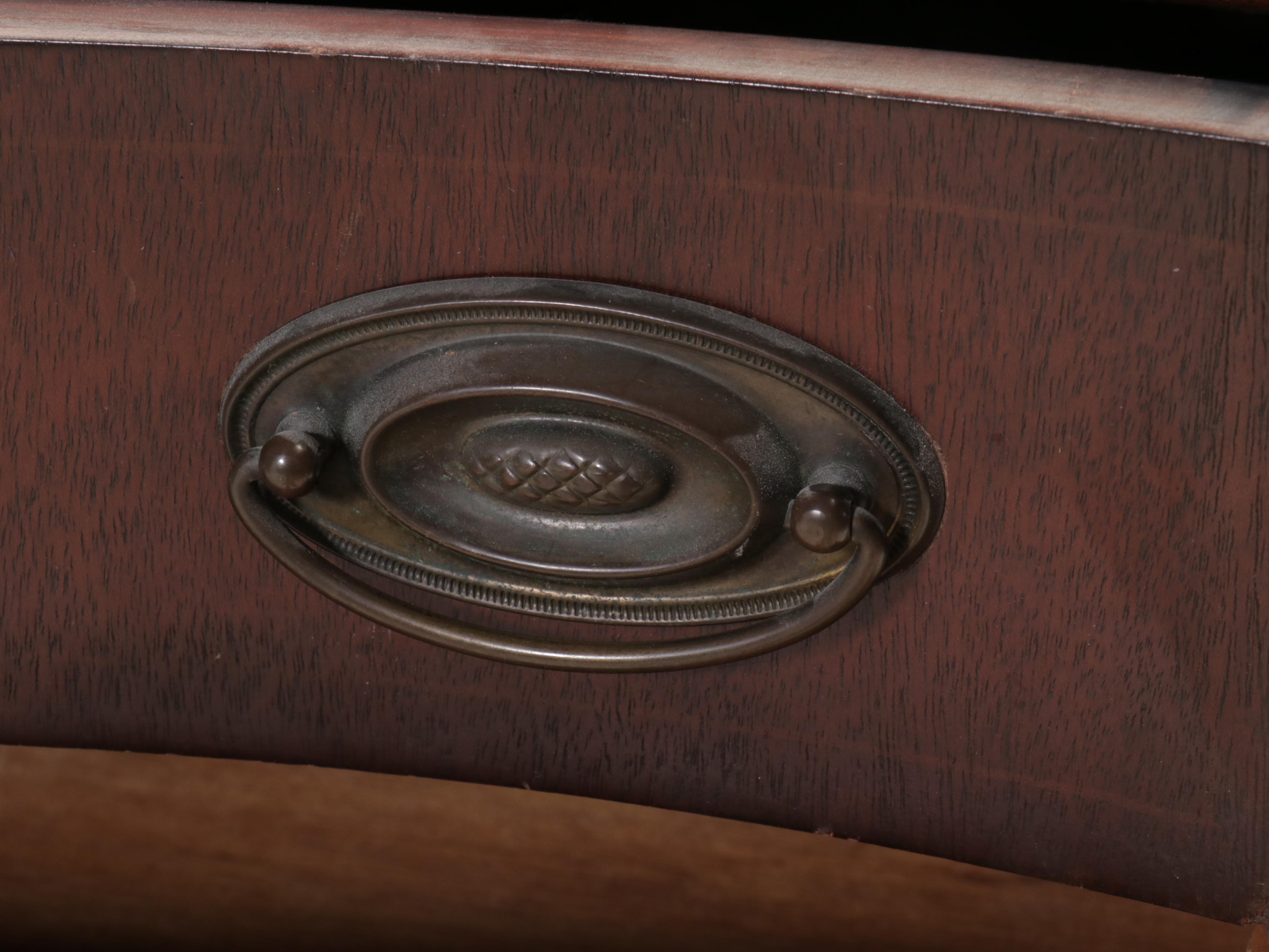 Bassett Furniture "Old Shirley" Mahogany Four-Drawer Chest, Mid-20th Century