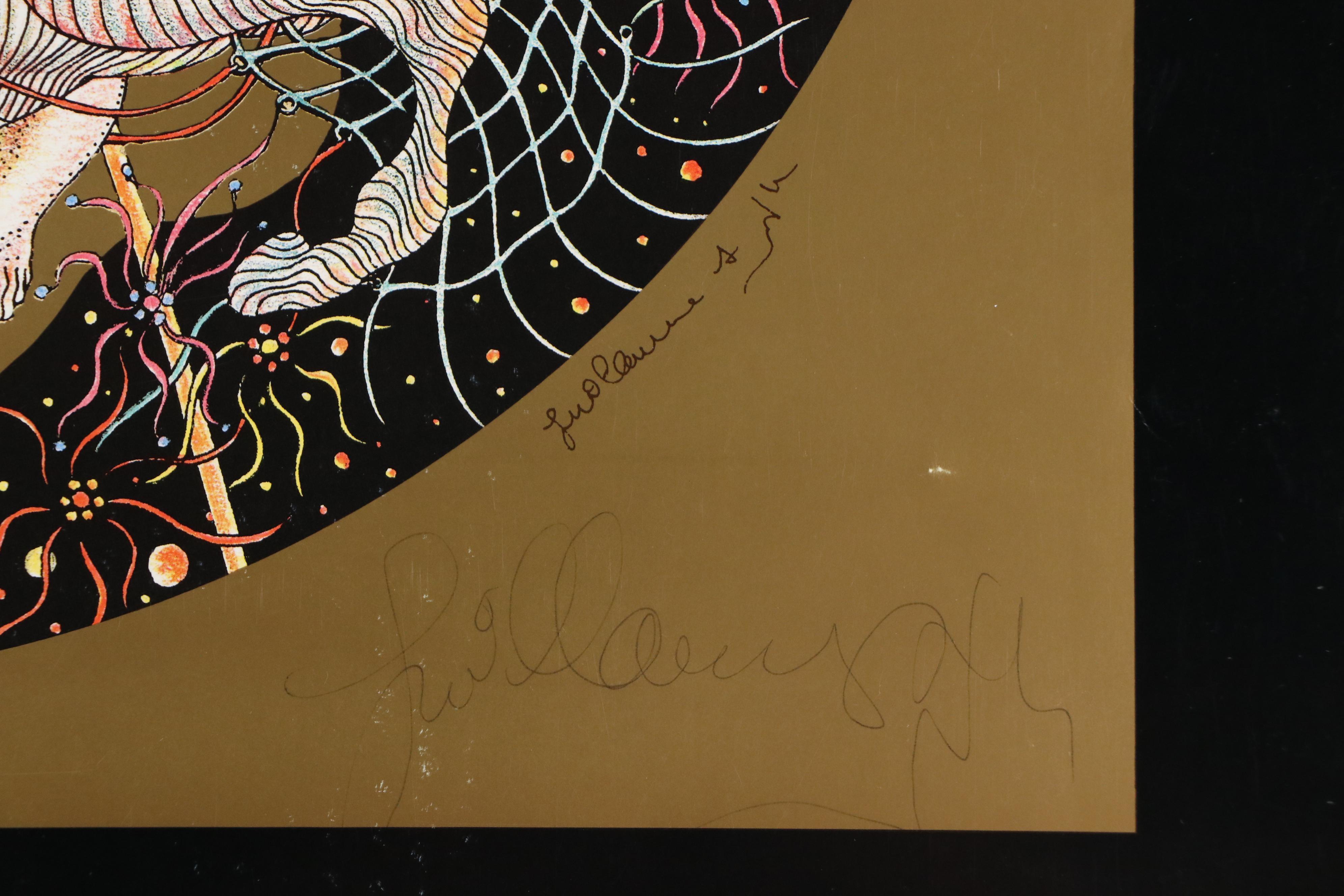 Guillaume Azoulay Signed 1990 Art Expo Poster "Vierge"