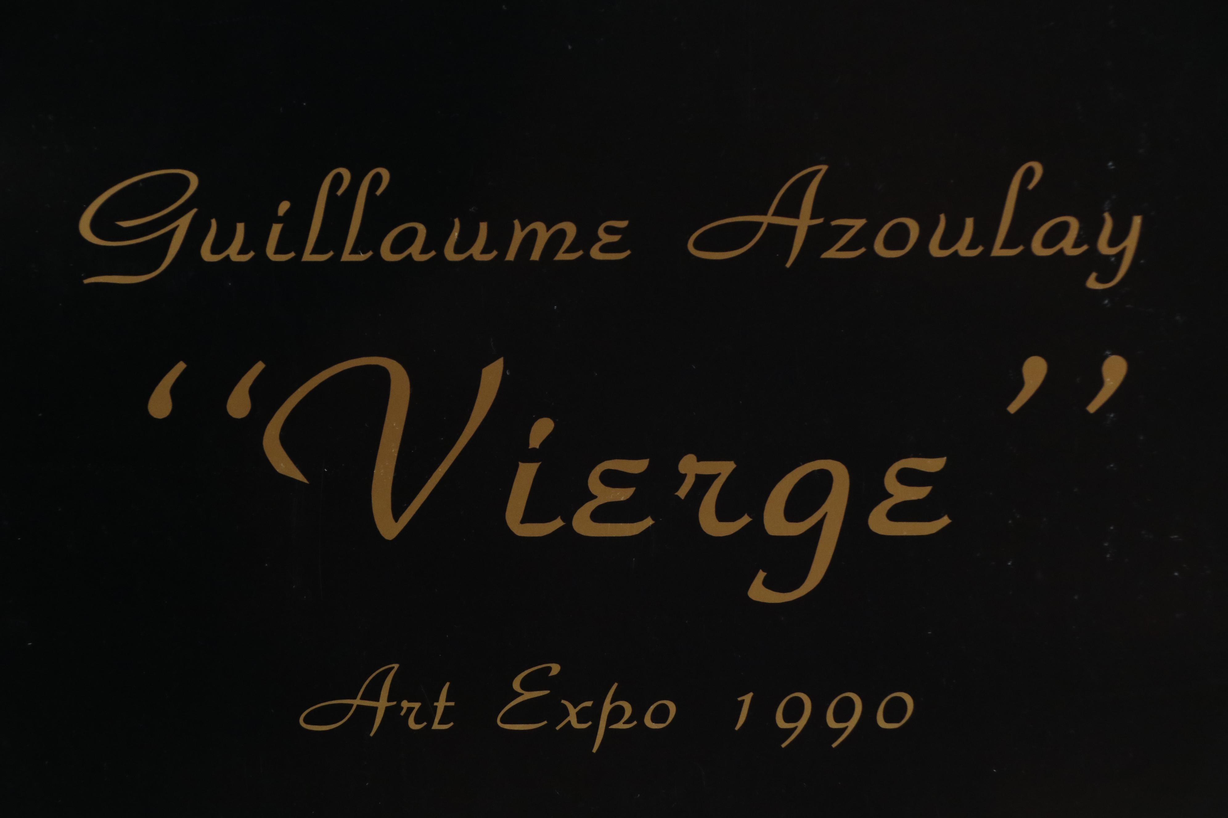 Guillaume Azoulay Signed 1990 Art Expo Poster "Vierge"