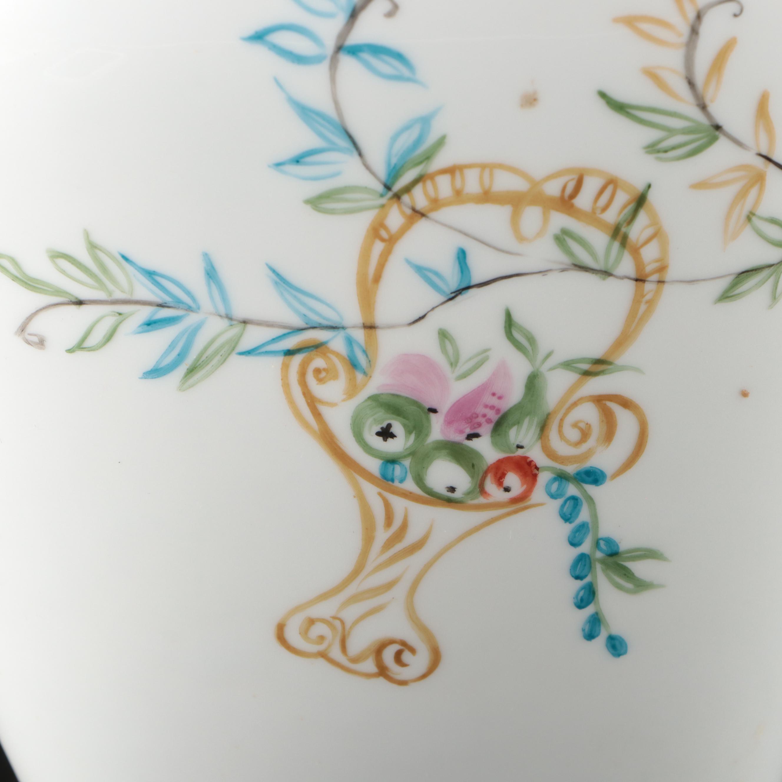 Bele Bachem for Rosenthal Hand-Painted Porcelain Vase