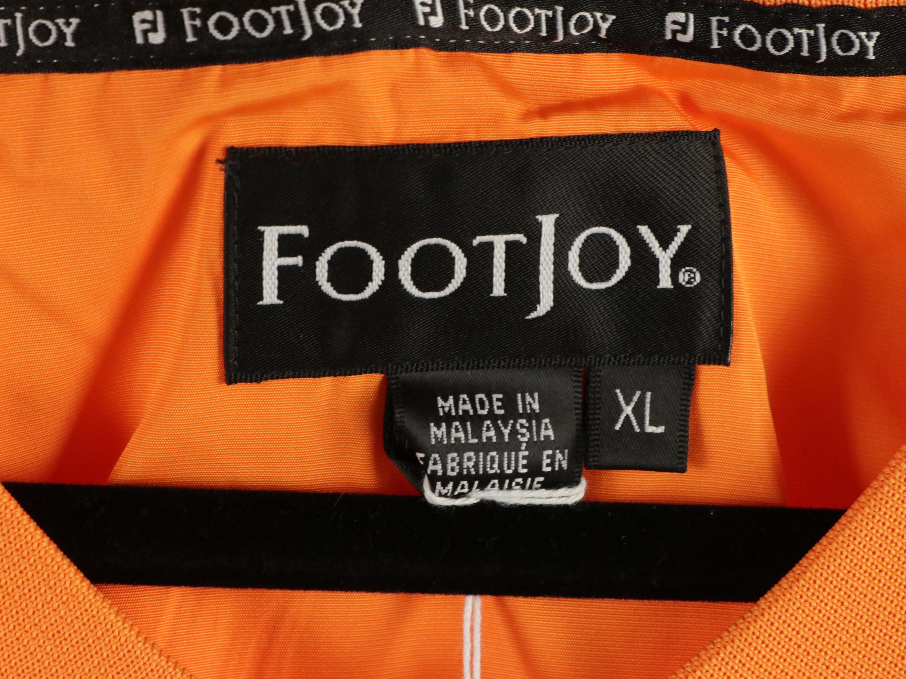 Footjoy Performance Long Sleeve Windshirts