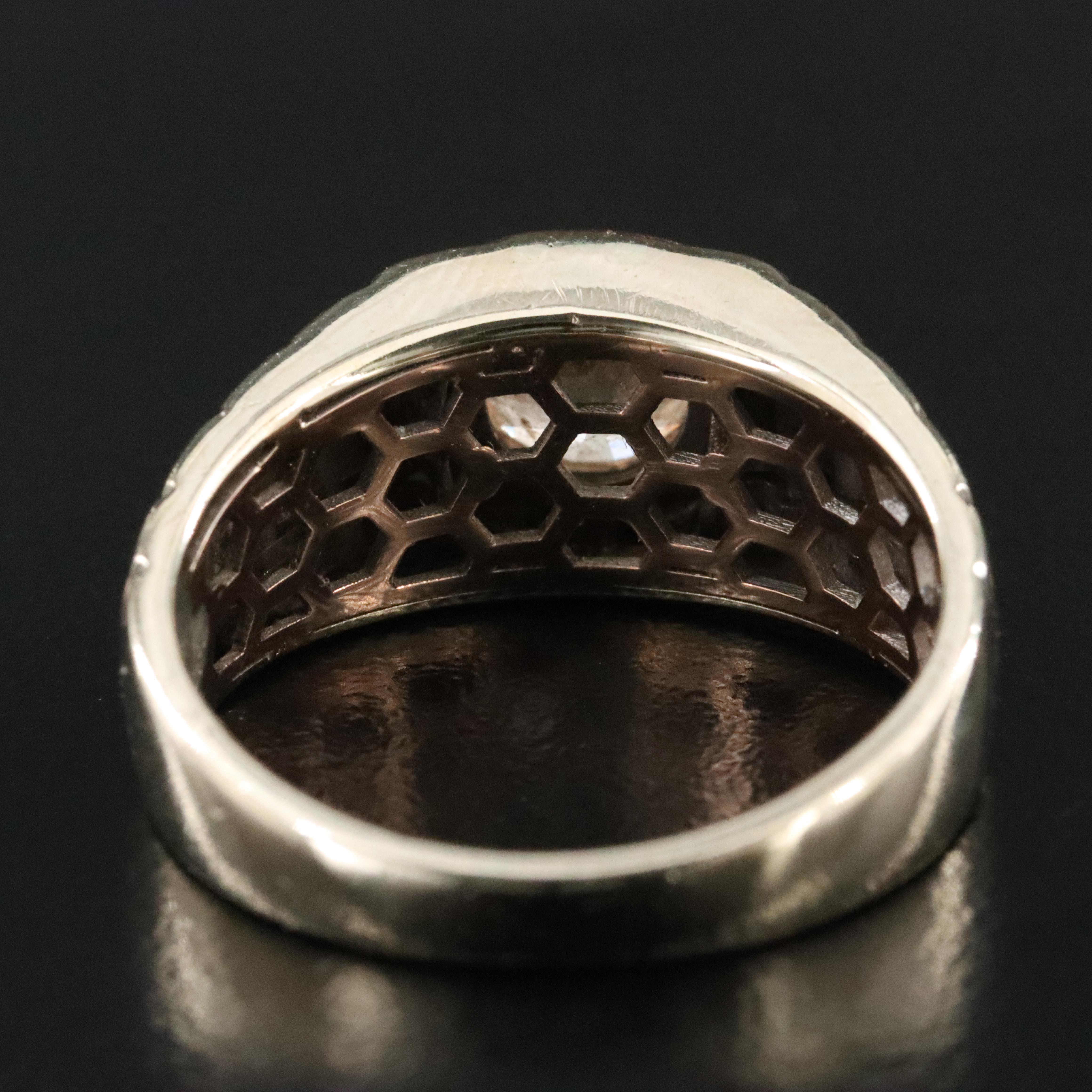 14K 1.68 CT Diamond Solitaire Ring with Rose Gold Accents