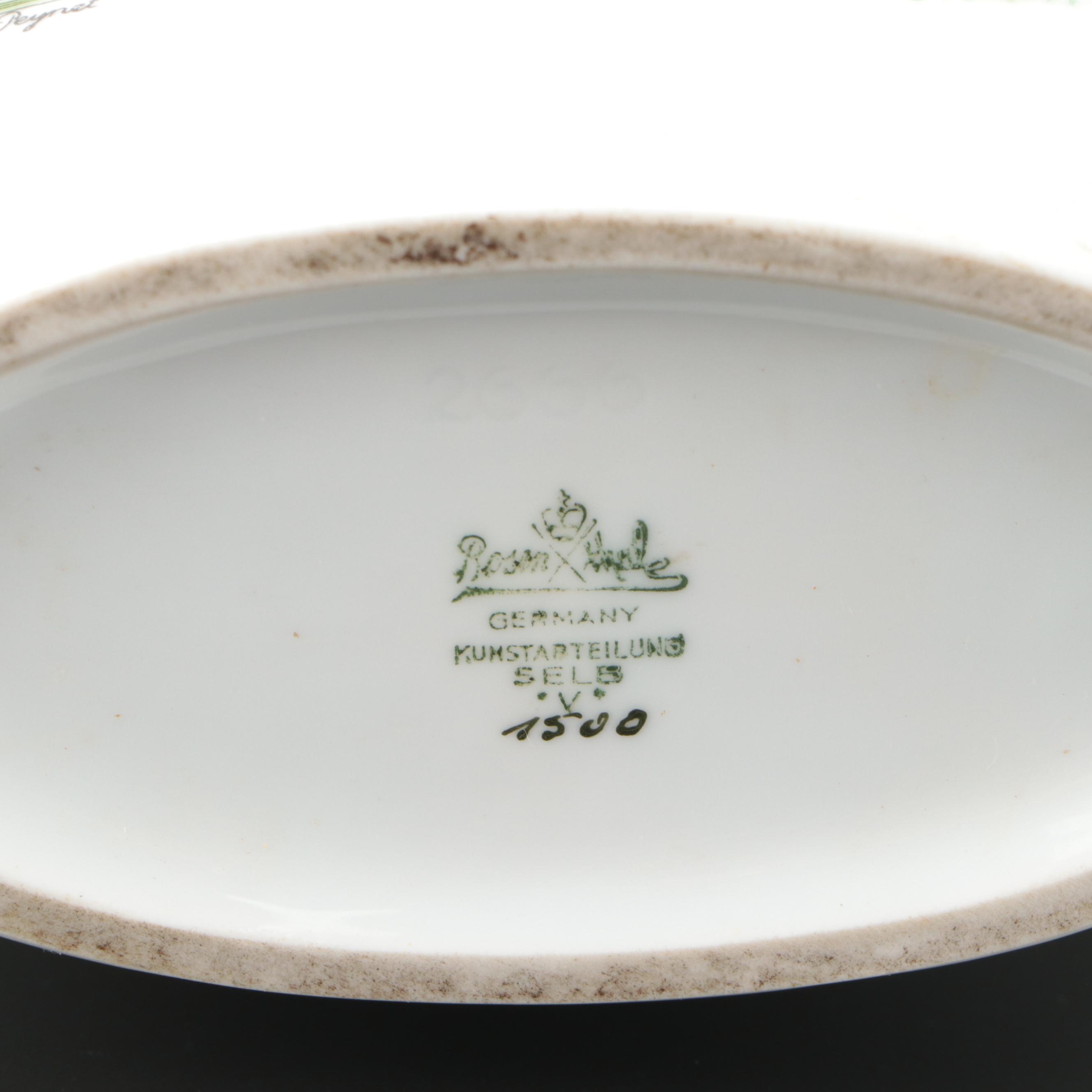 After Raymond Peynet "The Lovers" for Rosenthal Porcelain Vase