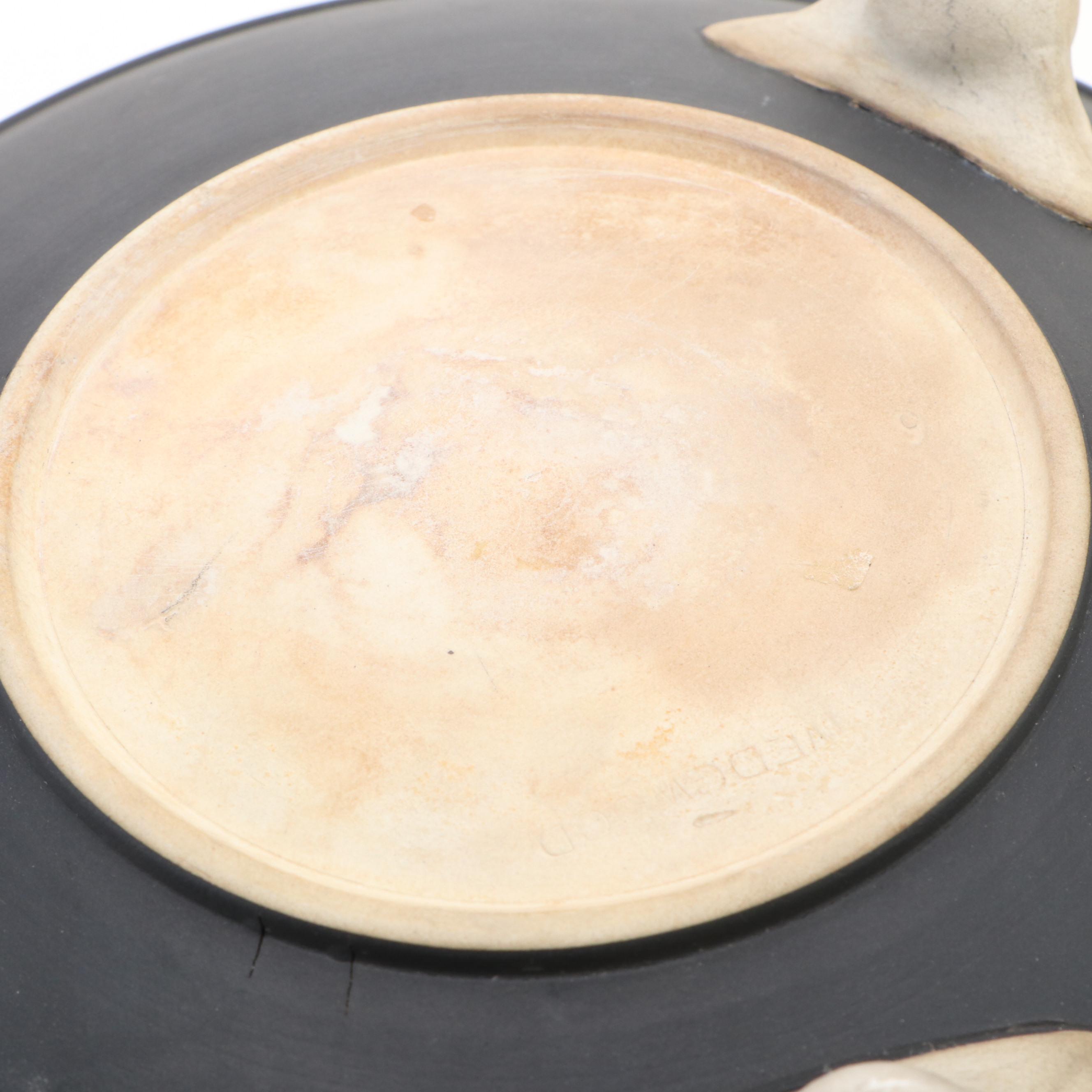 Wedgwood Victorian Neoclassical Black Jasperware Bowls