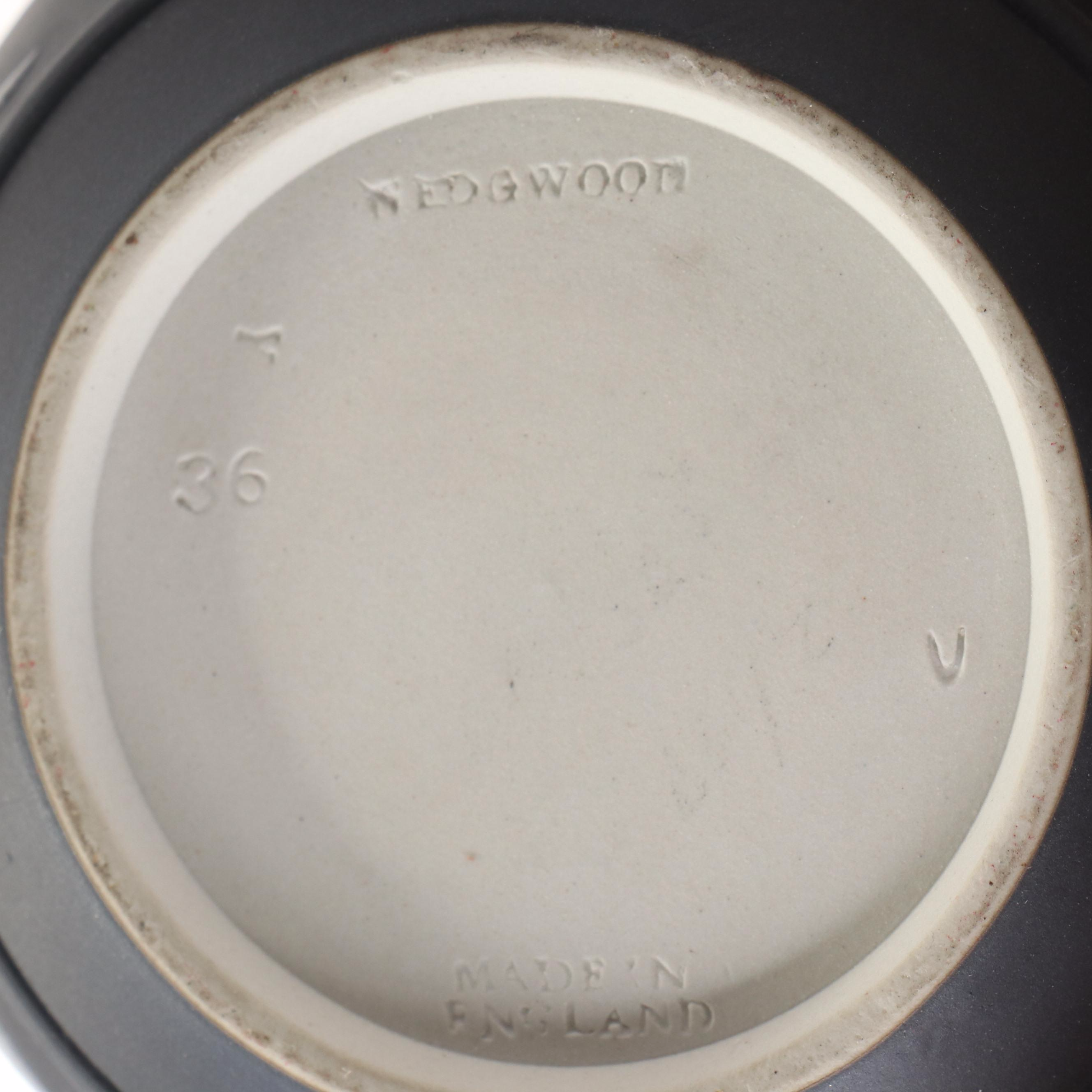 Wedgwood Victorian Neoclassical Black Jasperware Bowls