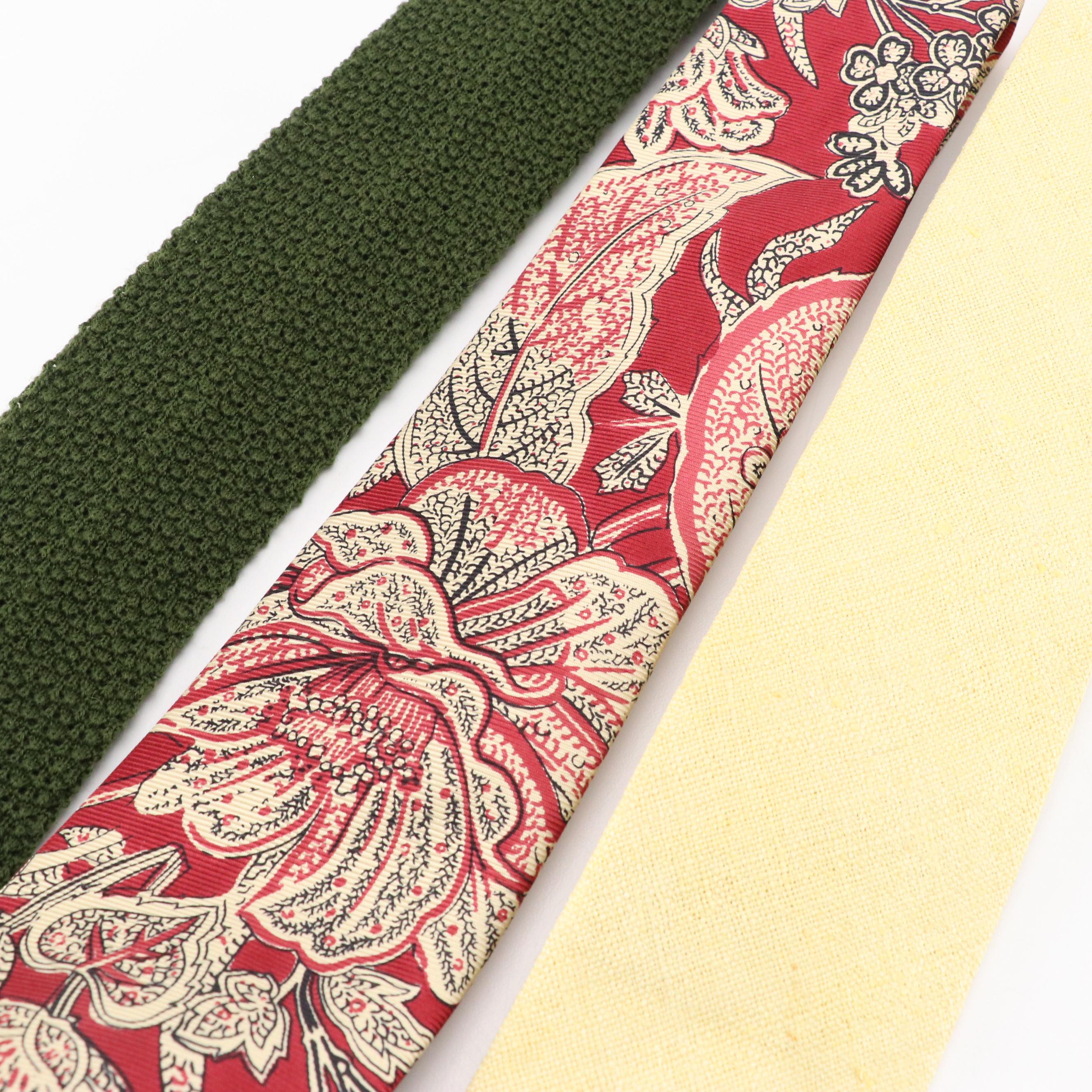 Men's Assorted Silk & Other Neckties from Polo Ralph Lauren, Guy Laroche & More