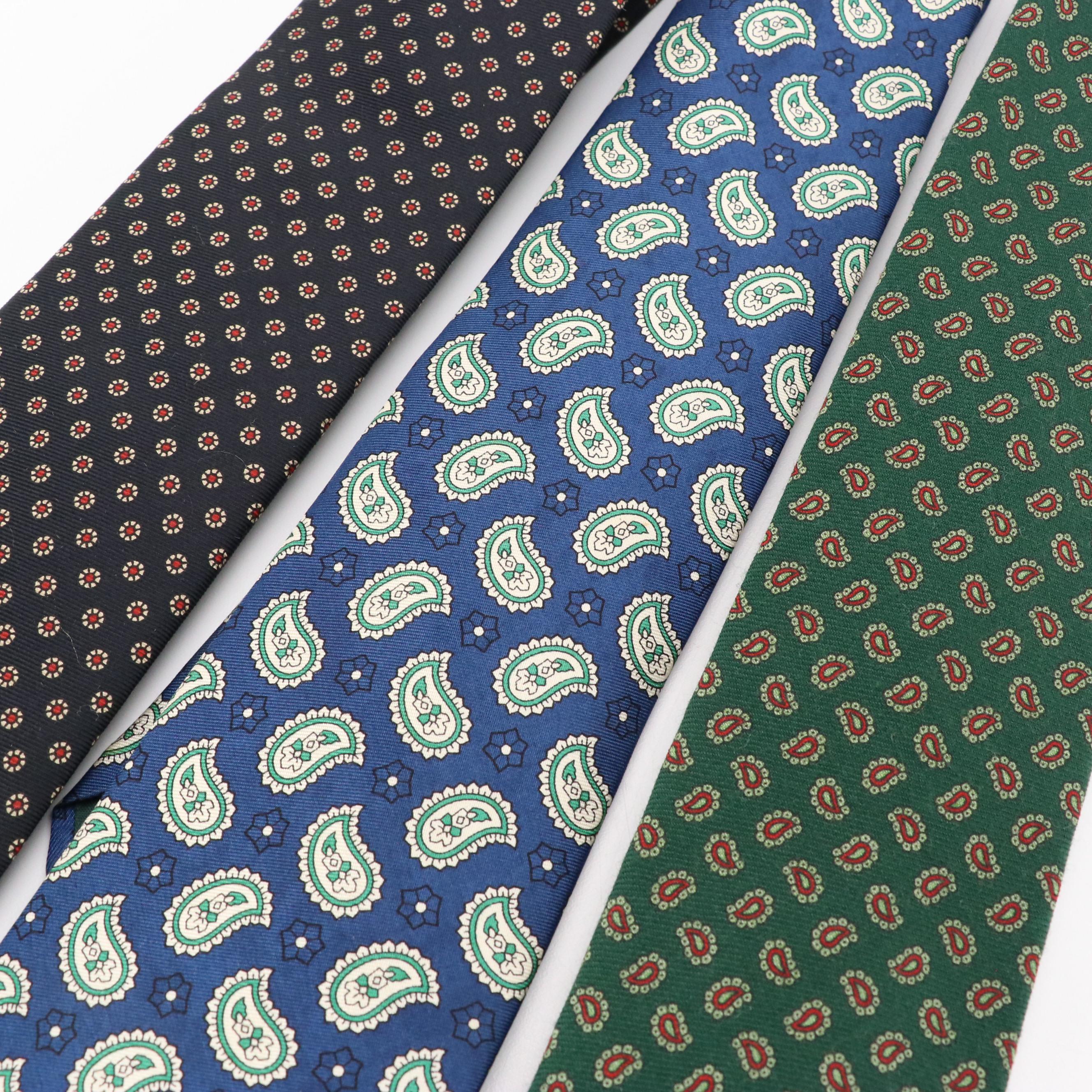 Men's Assorted Silk & Other Neckties from Polo Ralph Lauren, Guy Laroche & More
