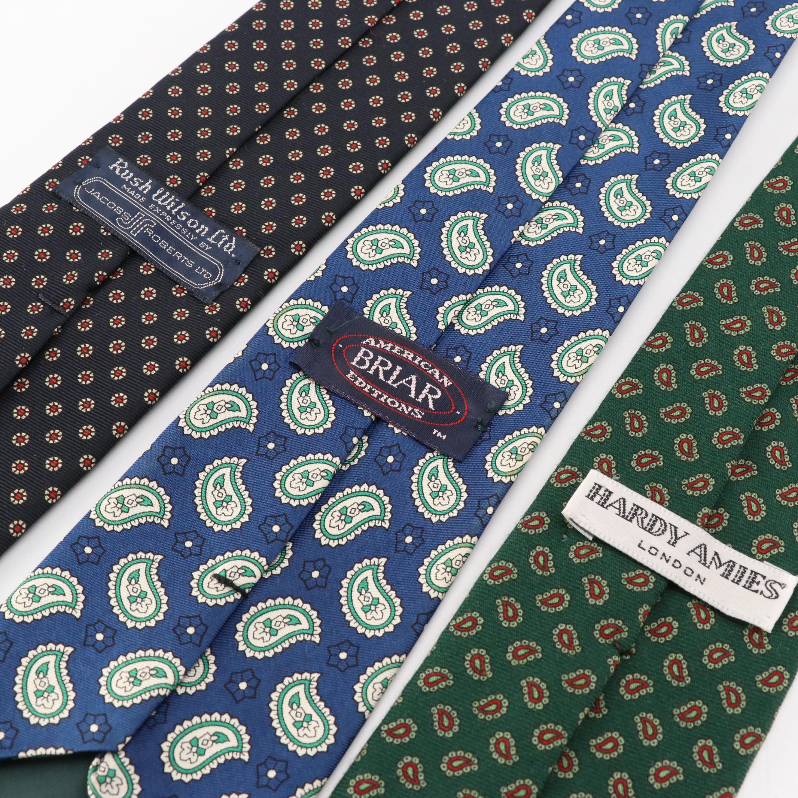 Men's Assorted Silk & Other Neckties from Polo Ralph Lauren, Guy Laroche & More