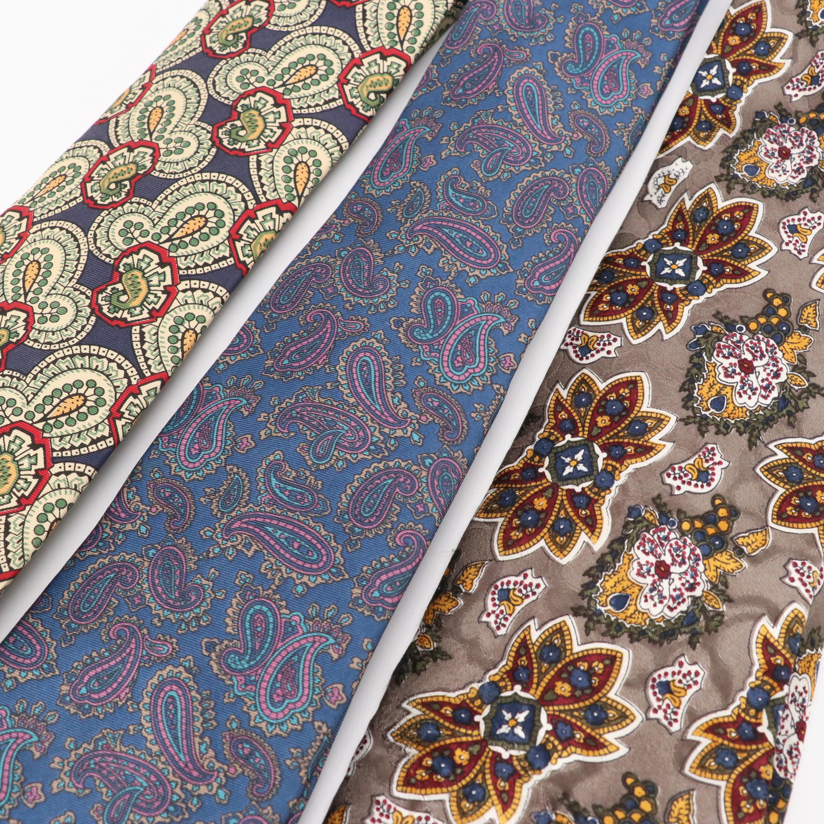 Men's Assorted Silk & Other Neckties from Polo Ralph Lauren, Guy Laroche & More