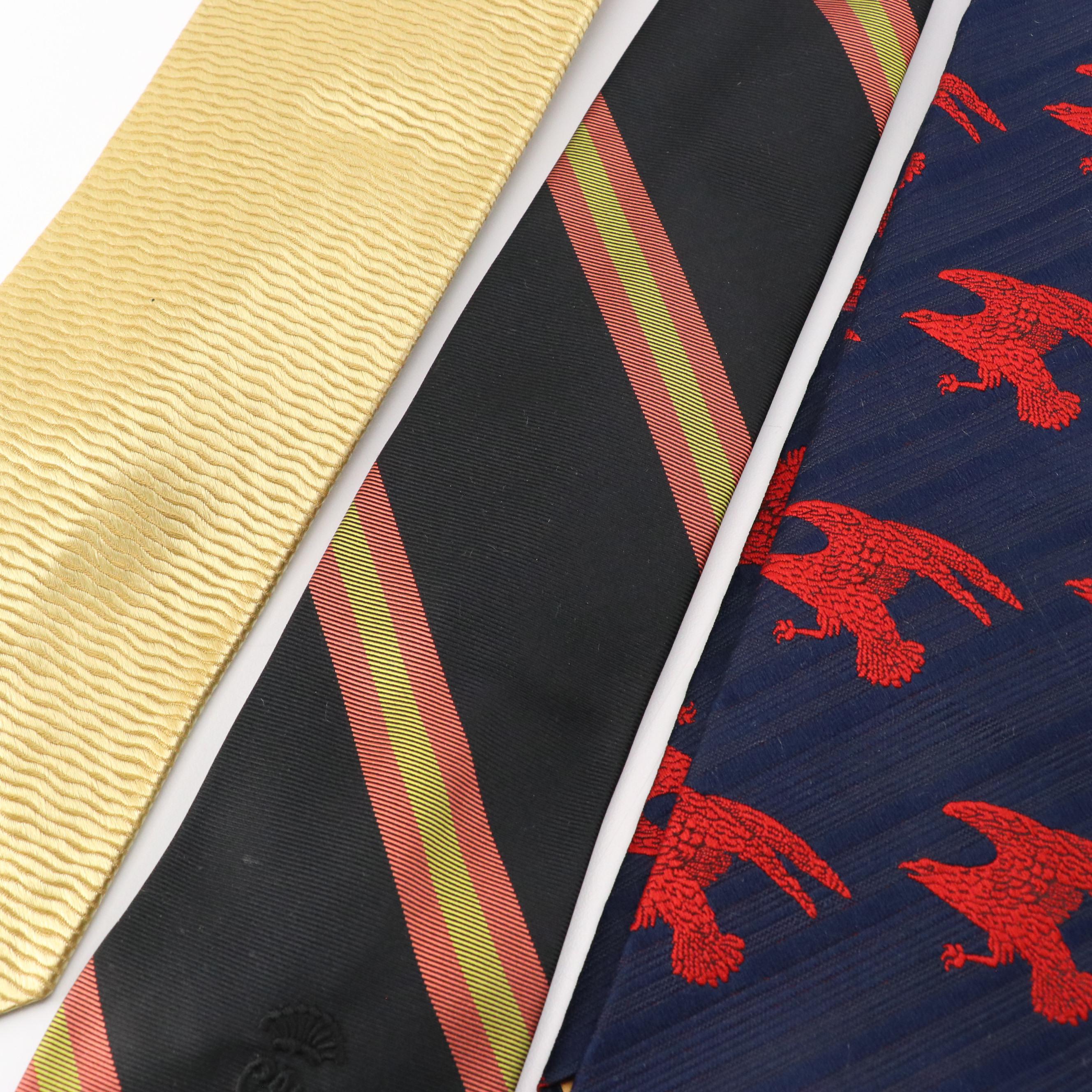 Men's Assorted Silk & Other Neckties from Polo Ralph Lauren, Guy Laroche & More