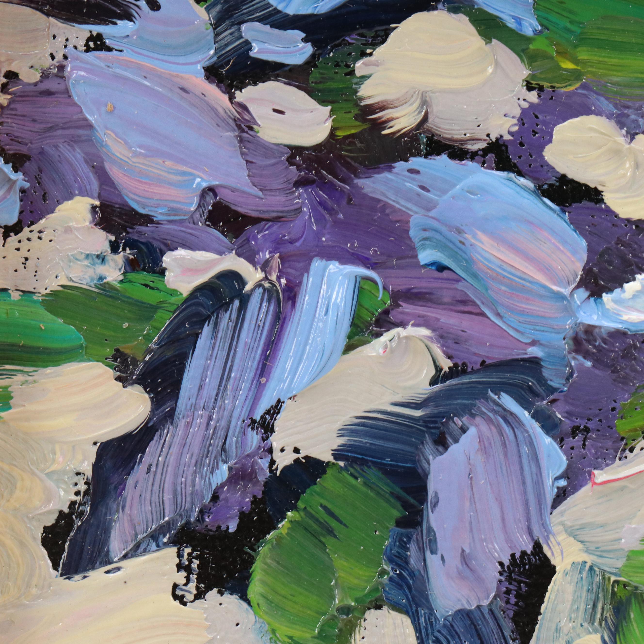 William Hawkins Floral Still Life Oil Painting, 21st Century