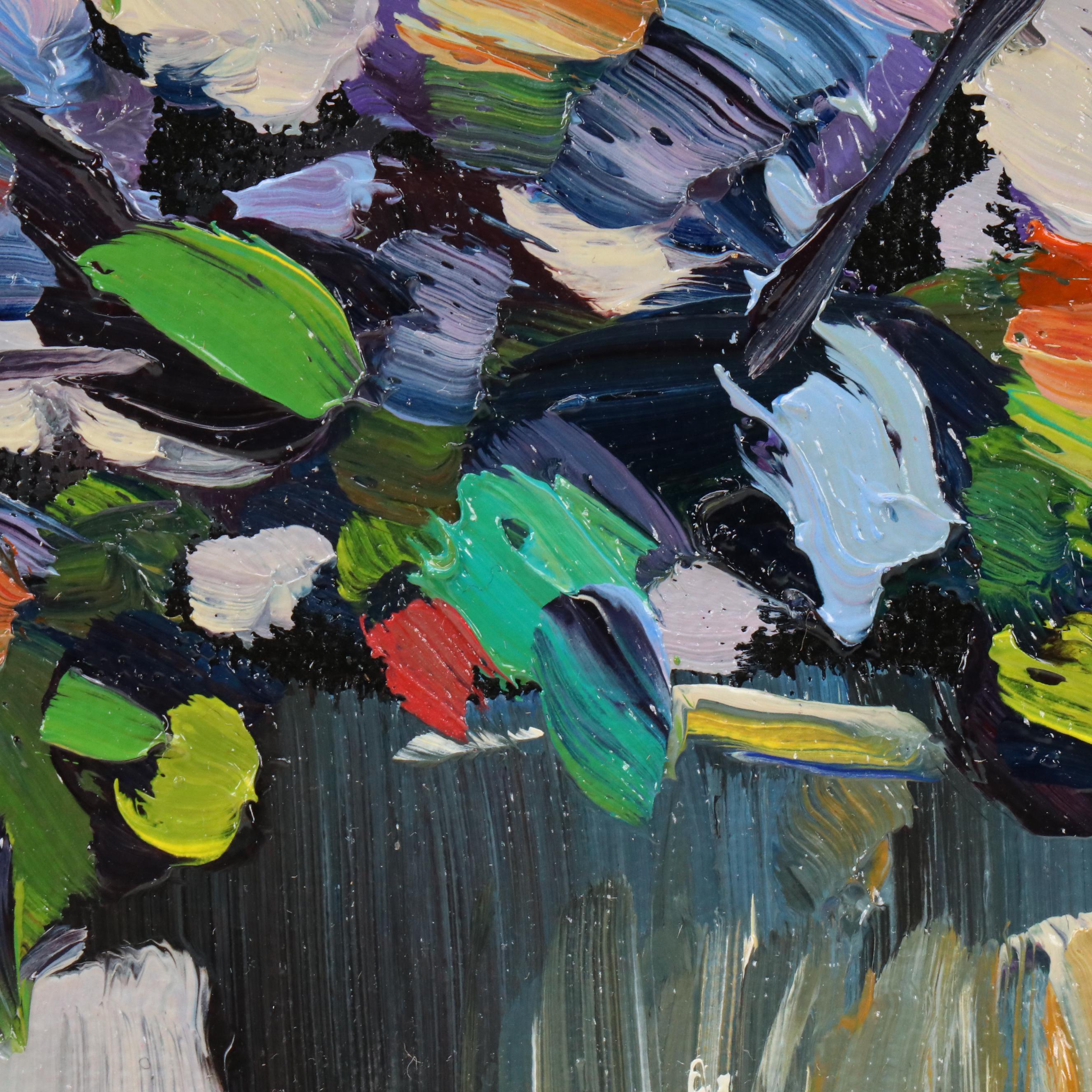 William Hawkins Floral Still Life Oil Painting, 21st Century