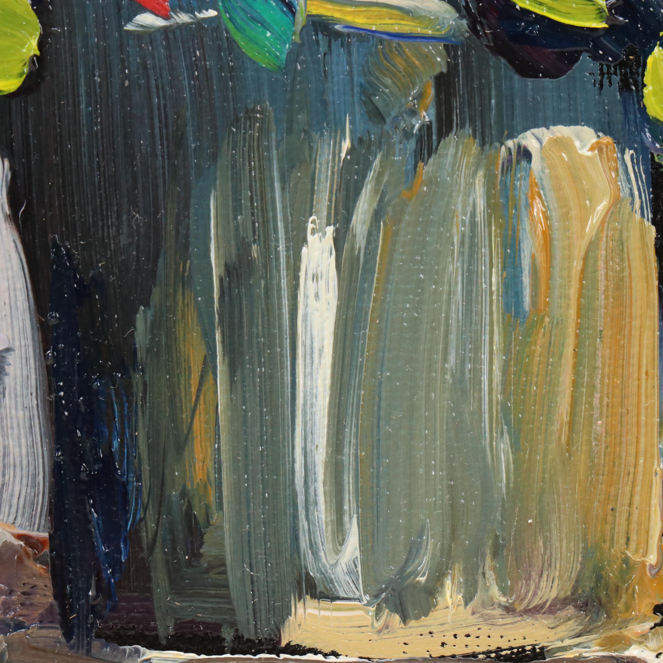 William Hawkins Floral Still Life Oil Painting, 21st Century