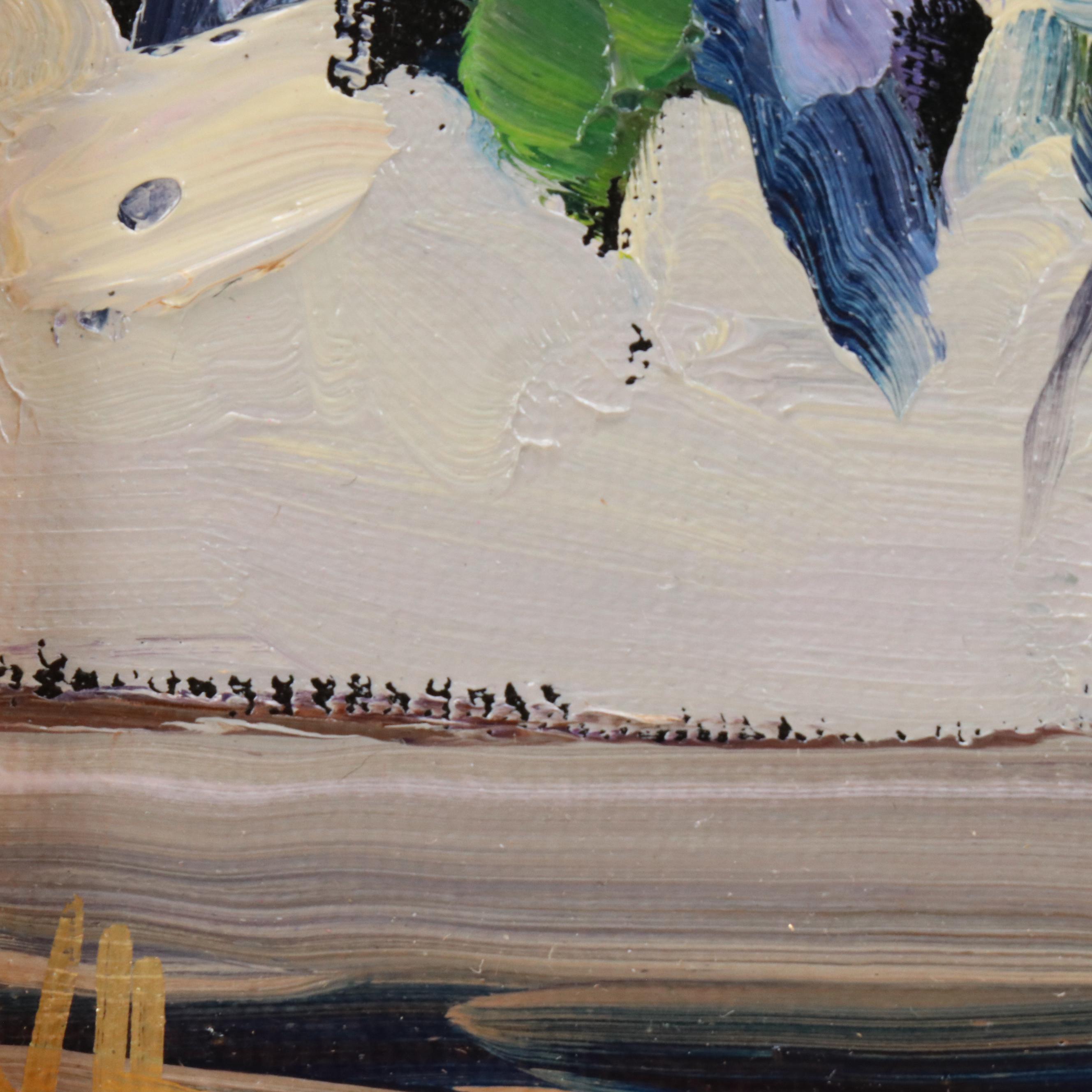 William Hawkins Floral Still Life Oil Painting, 21st Century