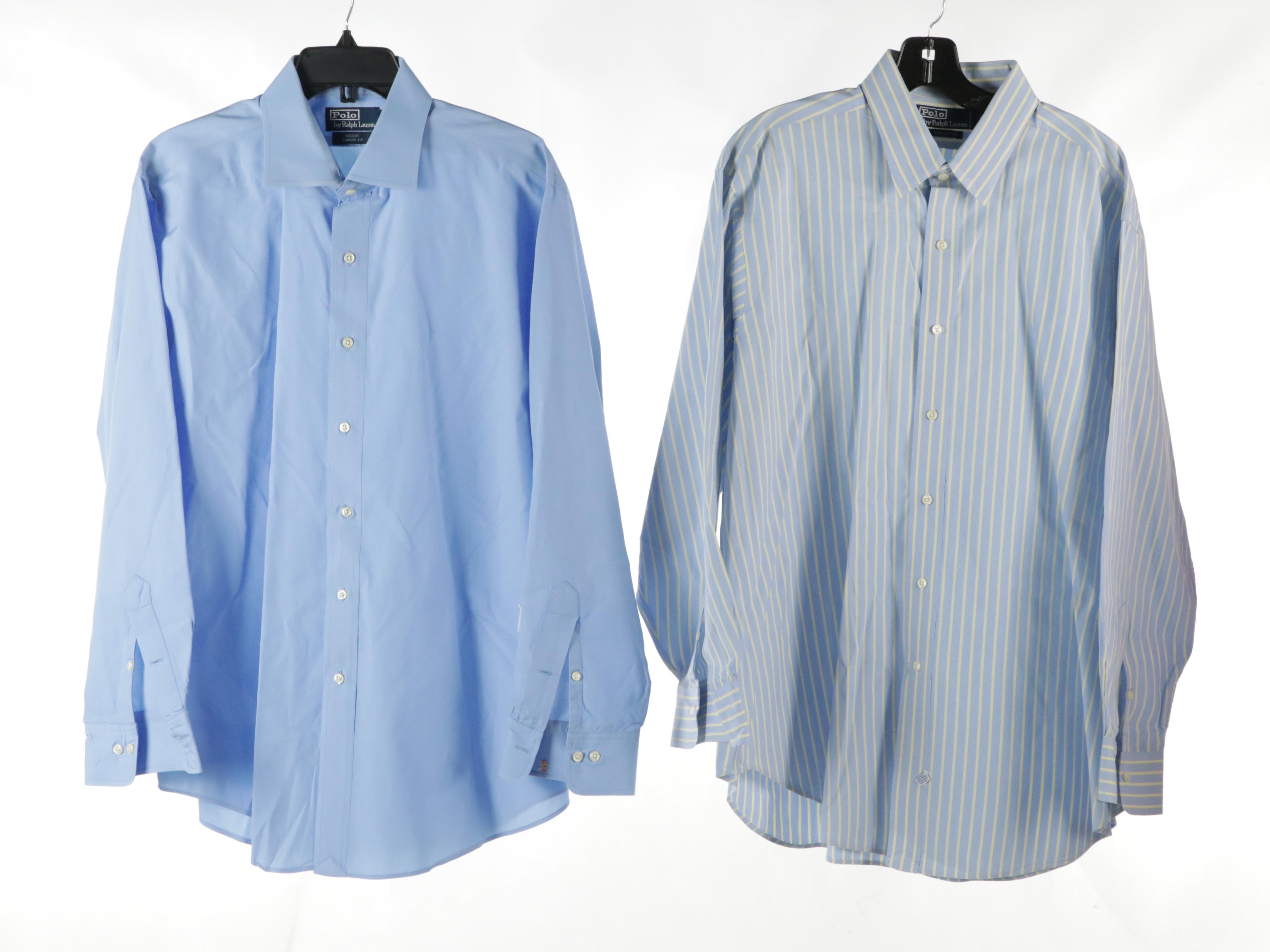 Men's Polo Ralph Lauren Plaid, Striped and Solid Cotton Button-Down Shirts