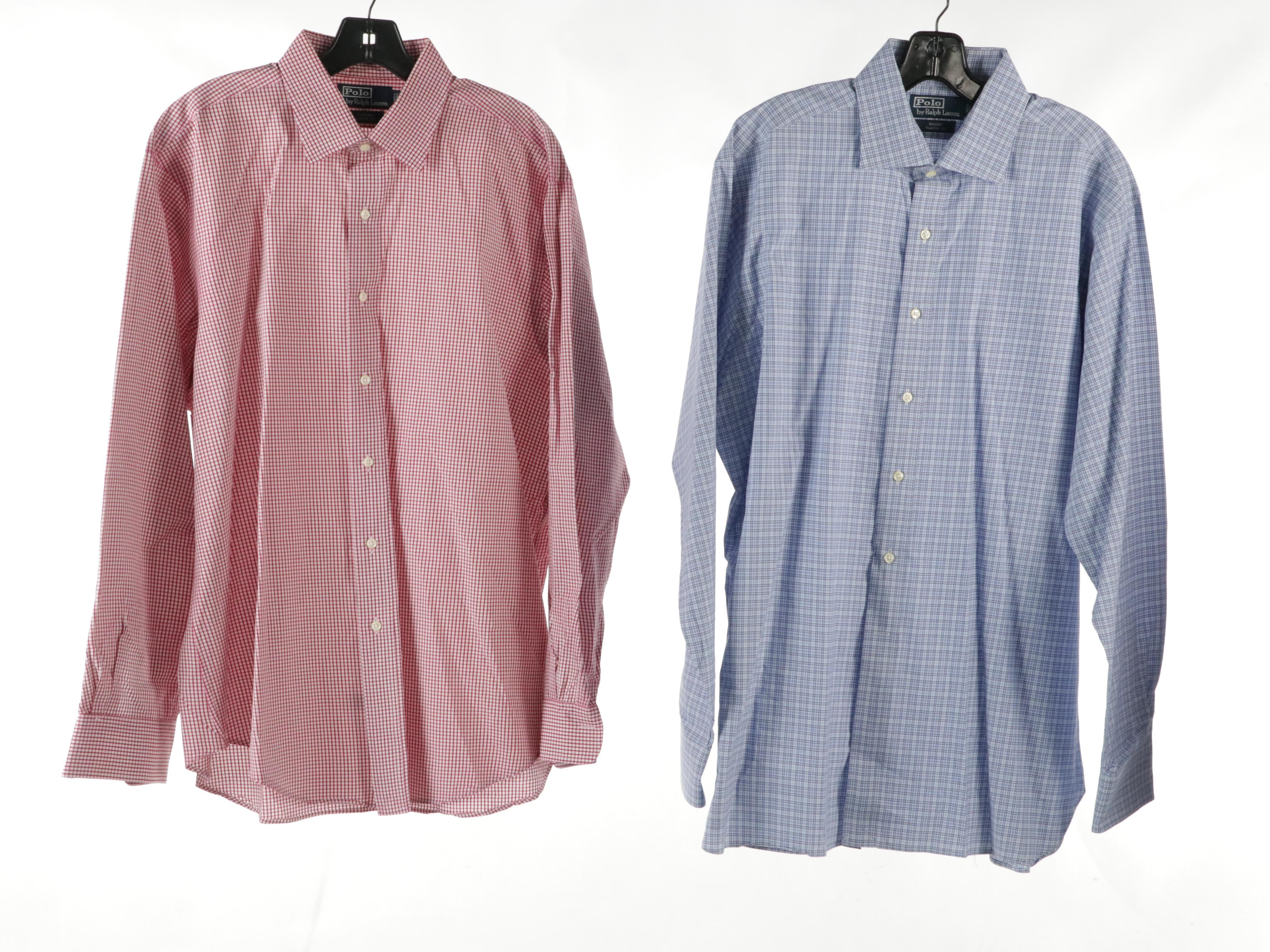 Men's Polo Ralph Lauren Plaid, Striped and Solid Cotton Button-Down Shirts