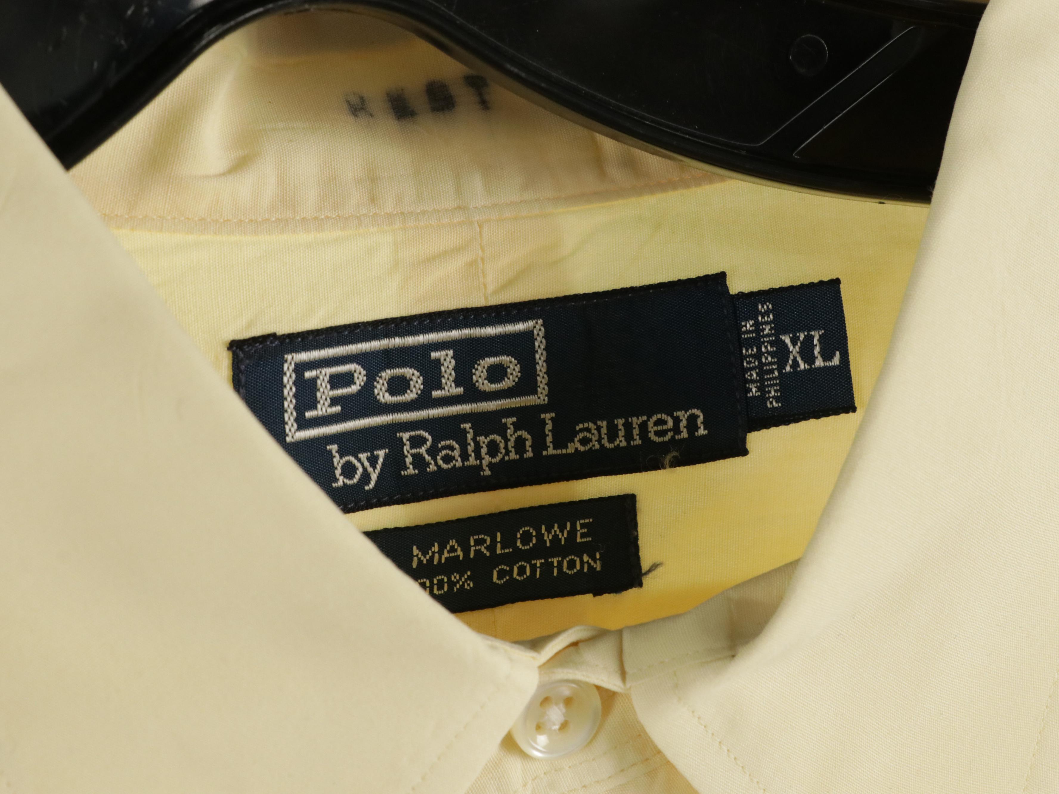 Men's Polo Ralph Lauren Plaid, Striped and Solid Cotton Button-Down Shirts