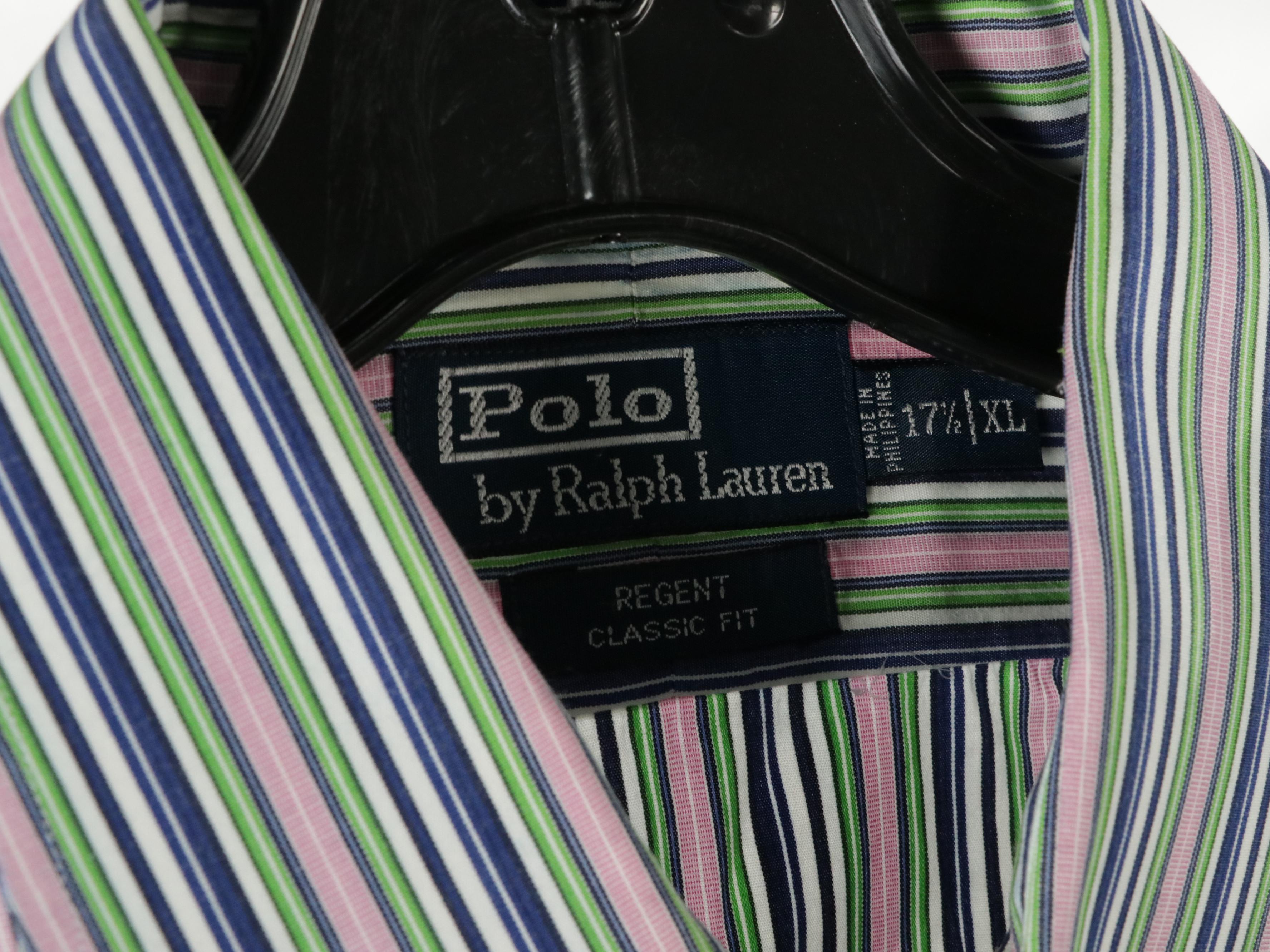 Men's Polo Ralph Lauren Plaid, Striped and Solid Cotton Button-Down Shirts
