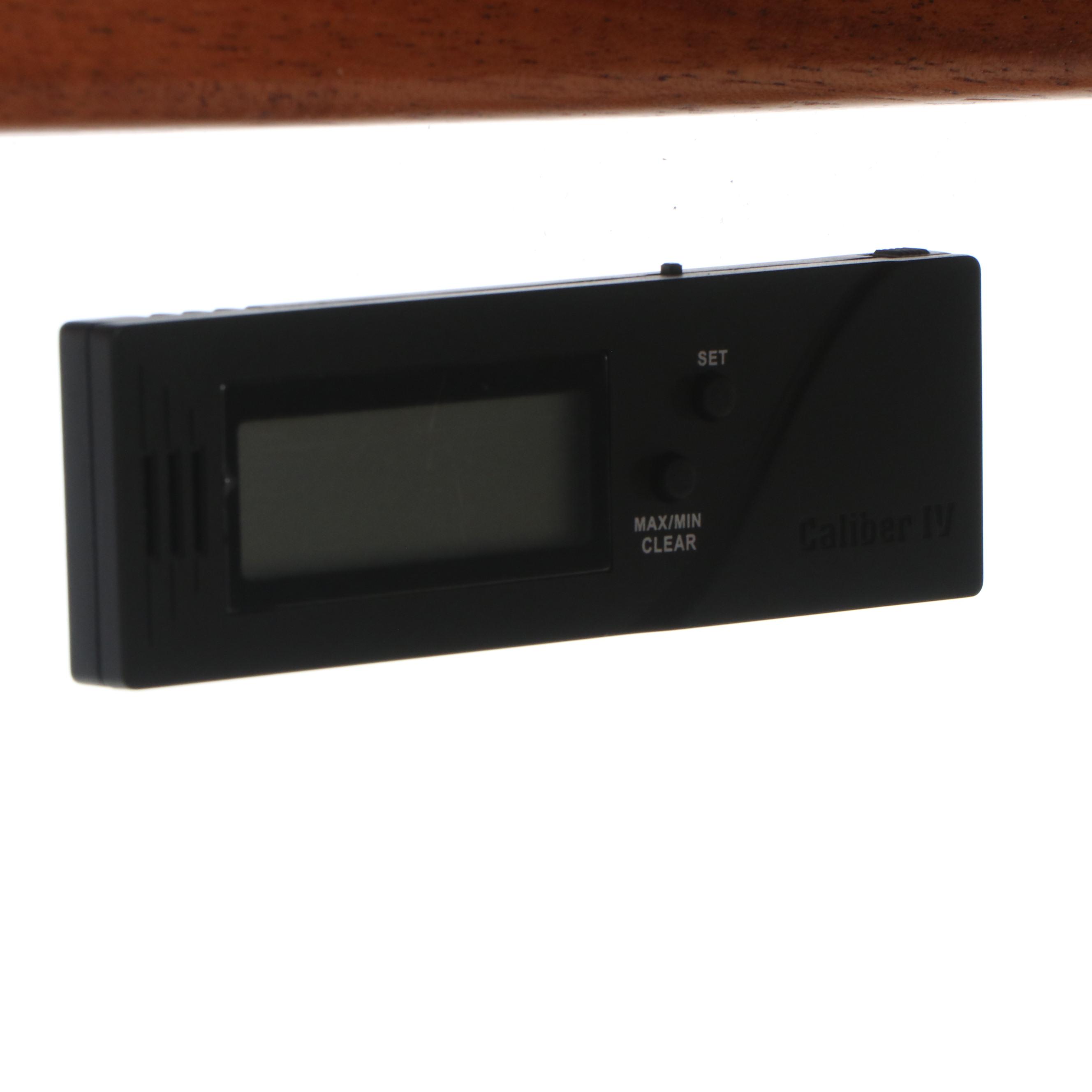 Mahogany and Glass Locking Guitar Cabinet