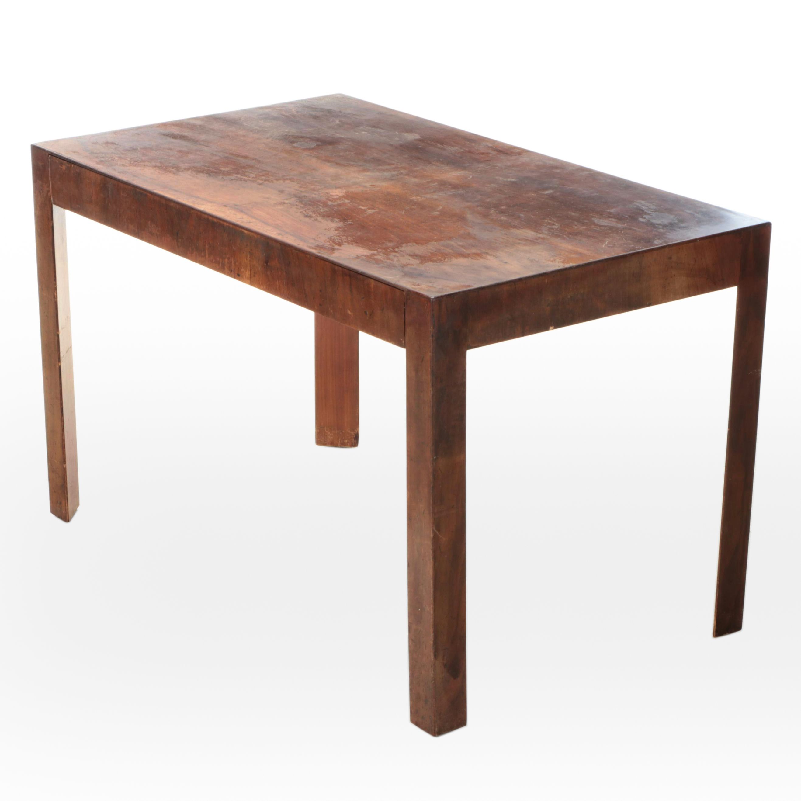 Italian Modern Parsons Style Single-Drawer Writing Table, Mid to Late 20th C.