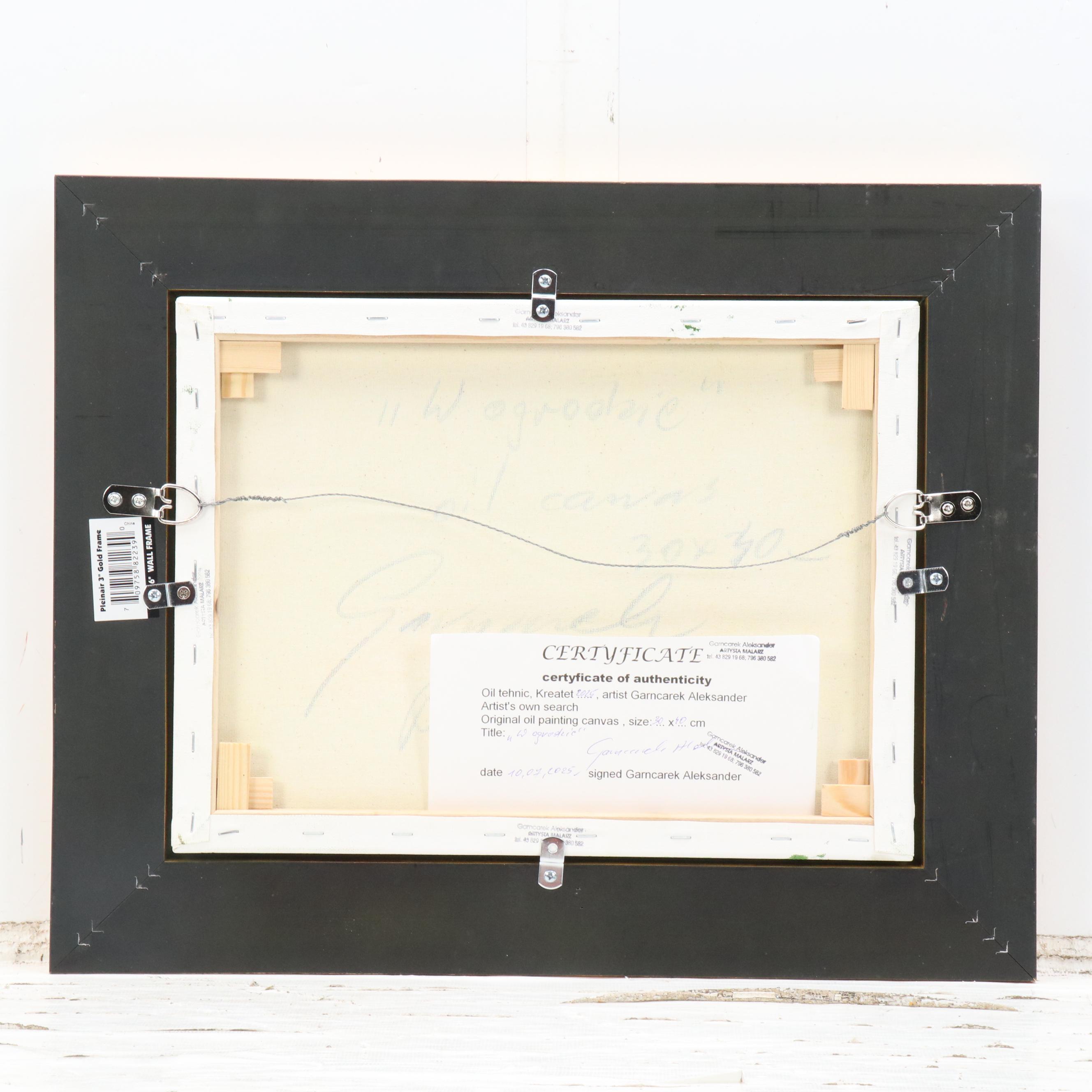 Garncarek Aleksander Landscape Oil Painting, 2025