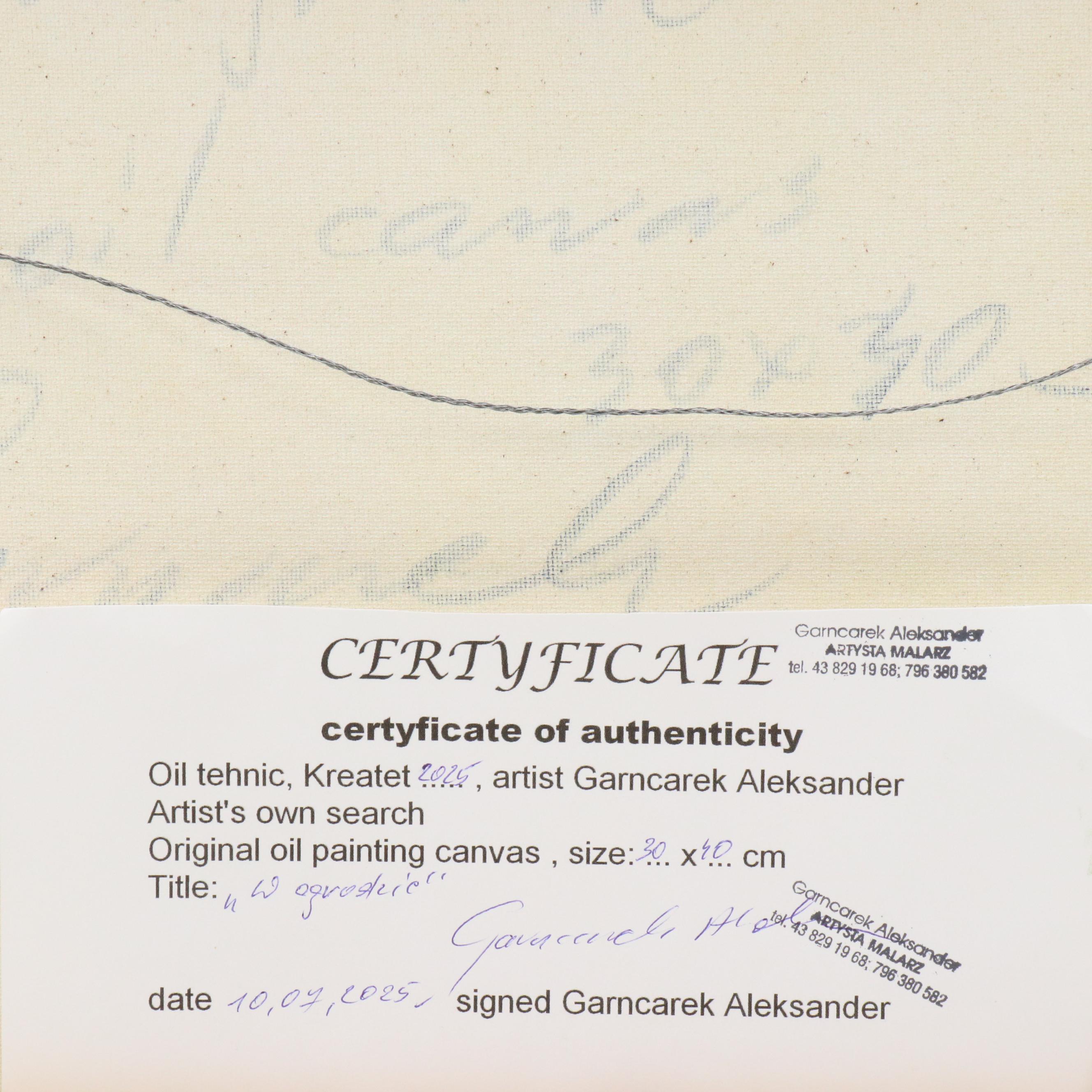 Garncarek Aleksander Landscape Oil Painting, 2025