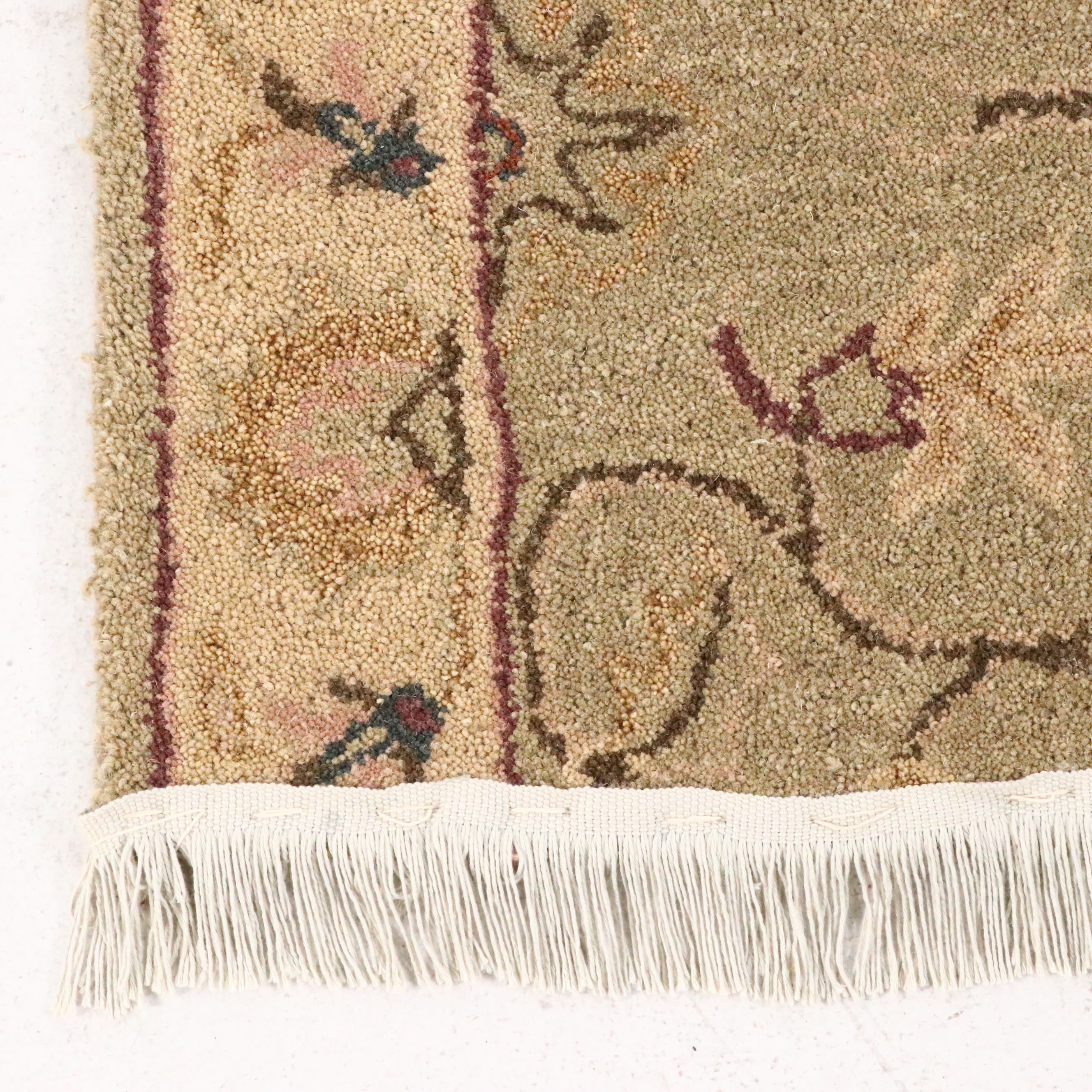 2'7 x 14'4 Hand-Tufted Indian Agra Style Carpet Runner