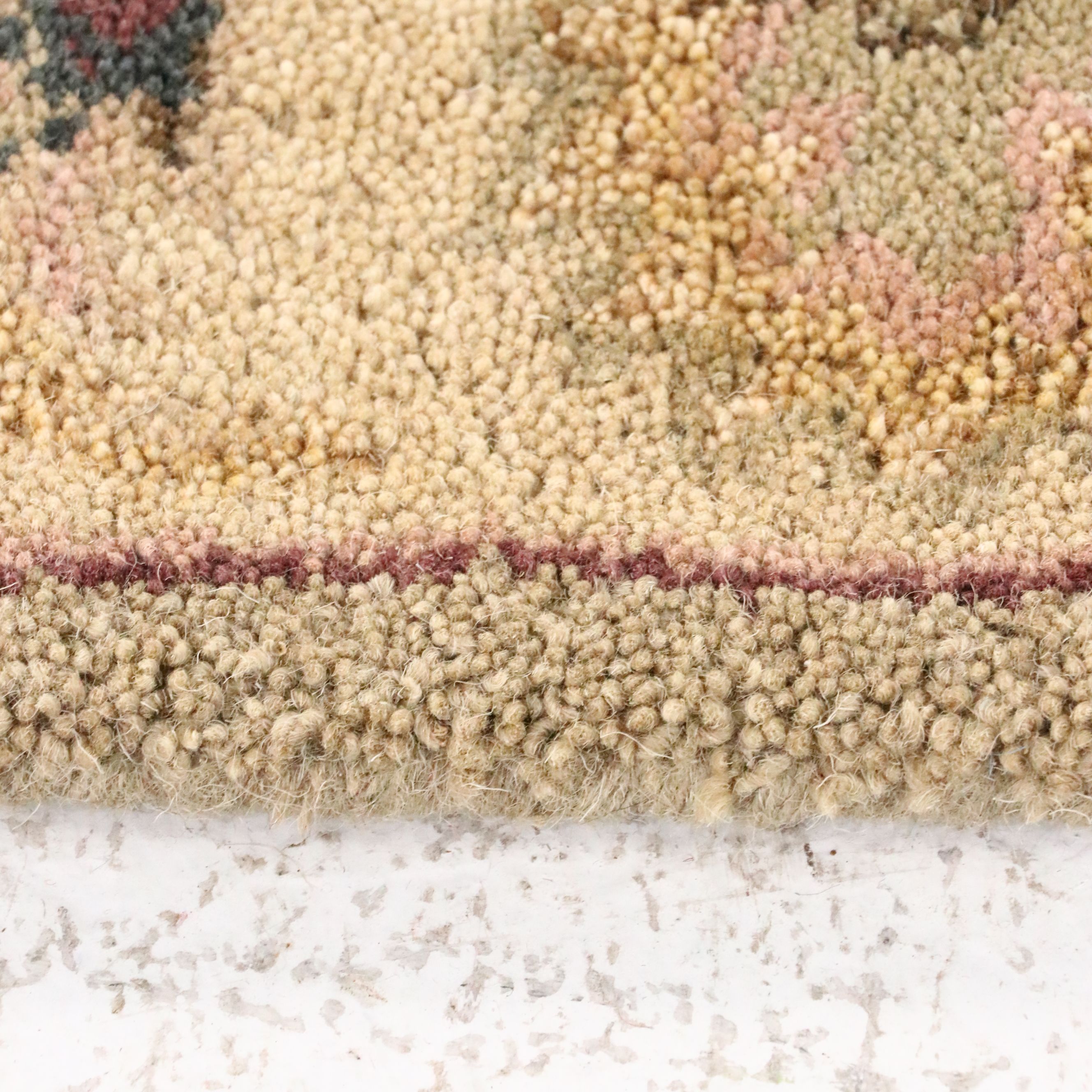 2'7 x 14'4 Hand-Tufted Indian Agra Style Carpet Runner