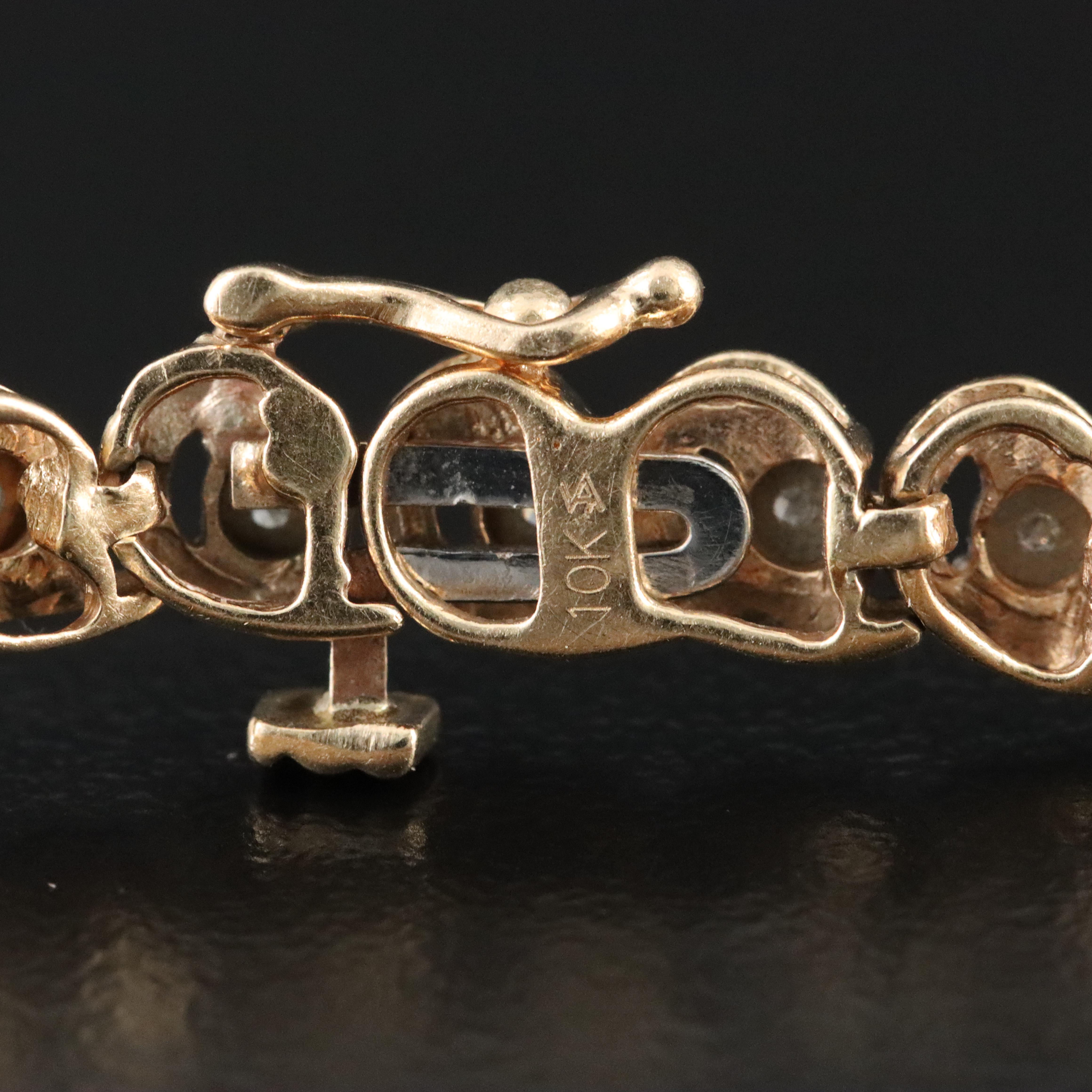 10K 0.24 CTW Diamond Bracelet