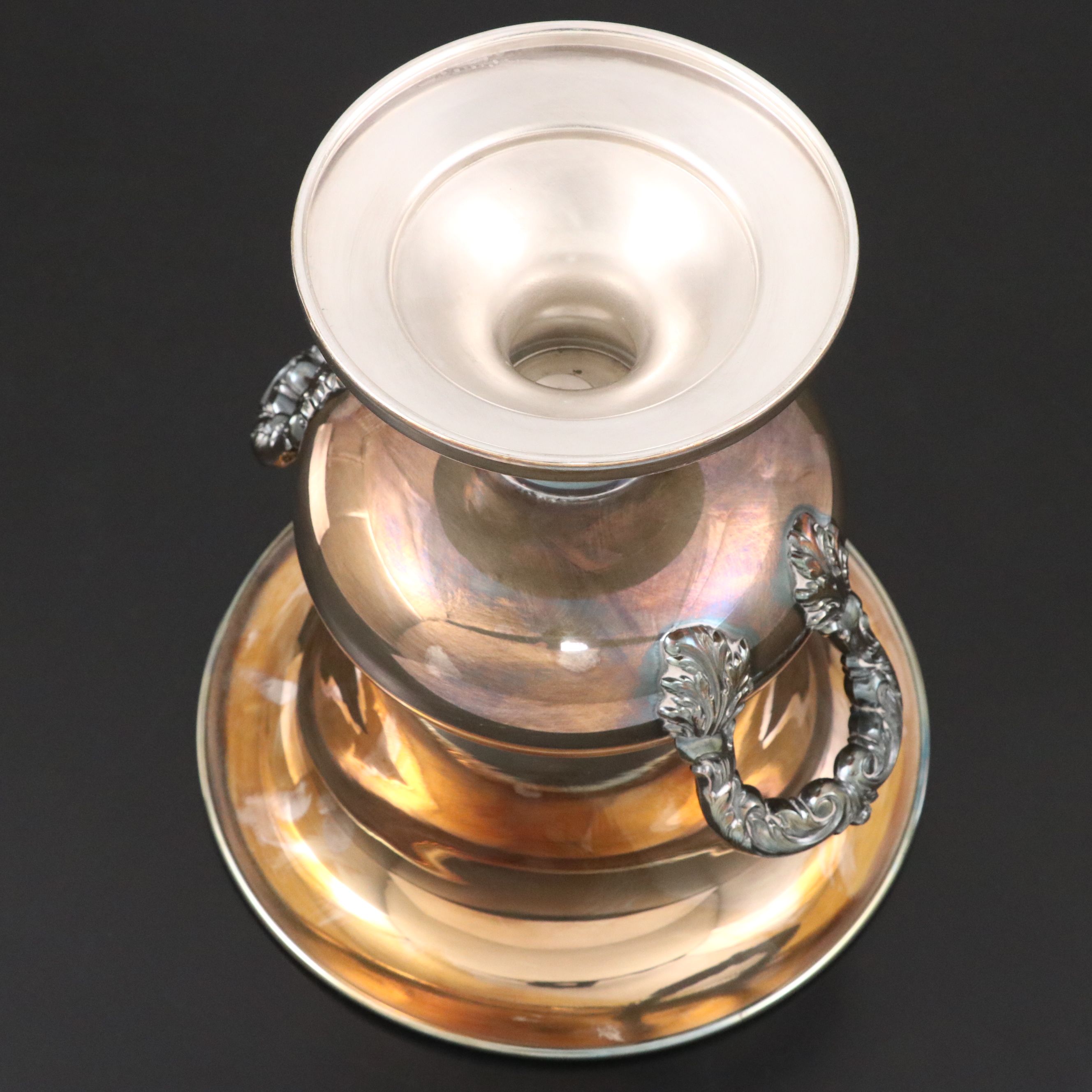 Bristol Silver Plate Wine Bucket with Other Serving Pieces, Mid to Late 20th C.