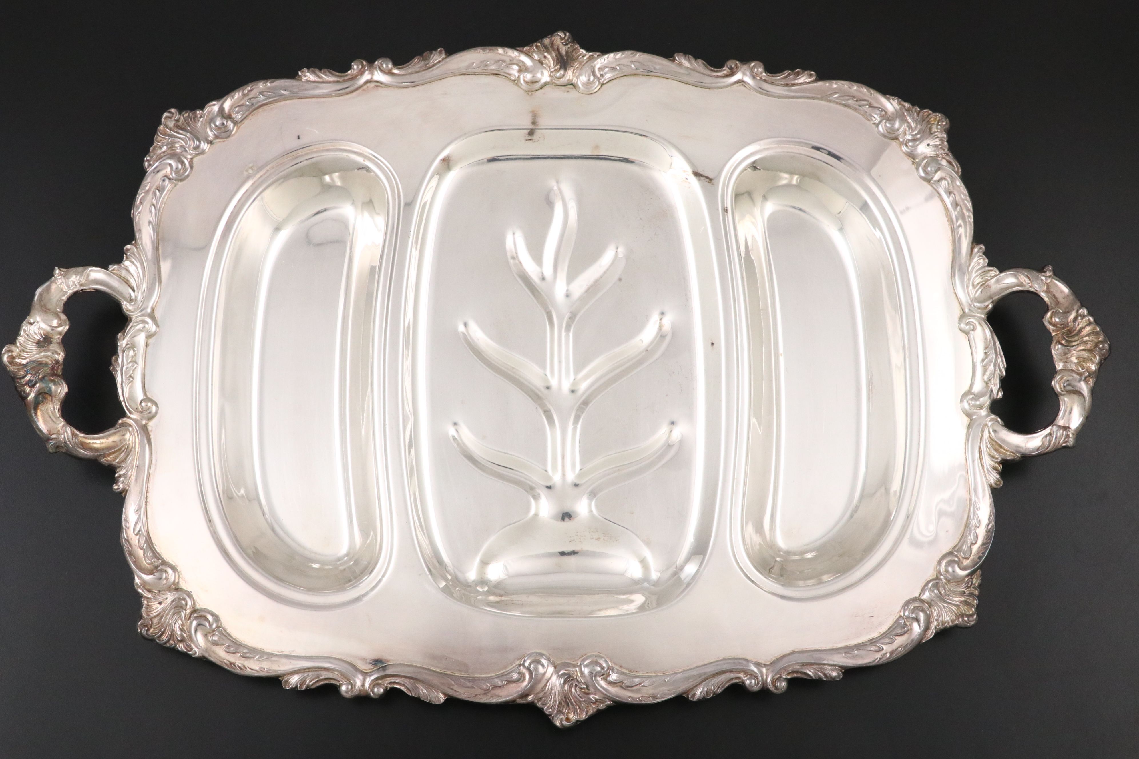 Bristol Silver Plate Wine Bucket with Other Serving Pieces, Mid to Late 20th C.