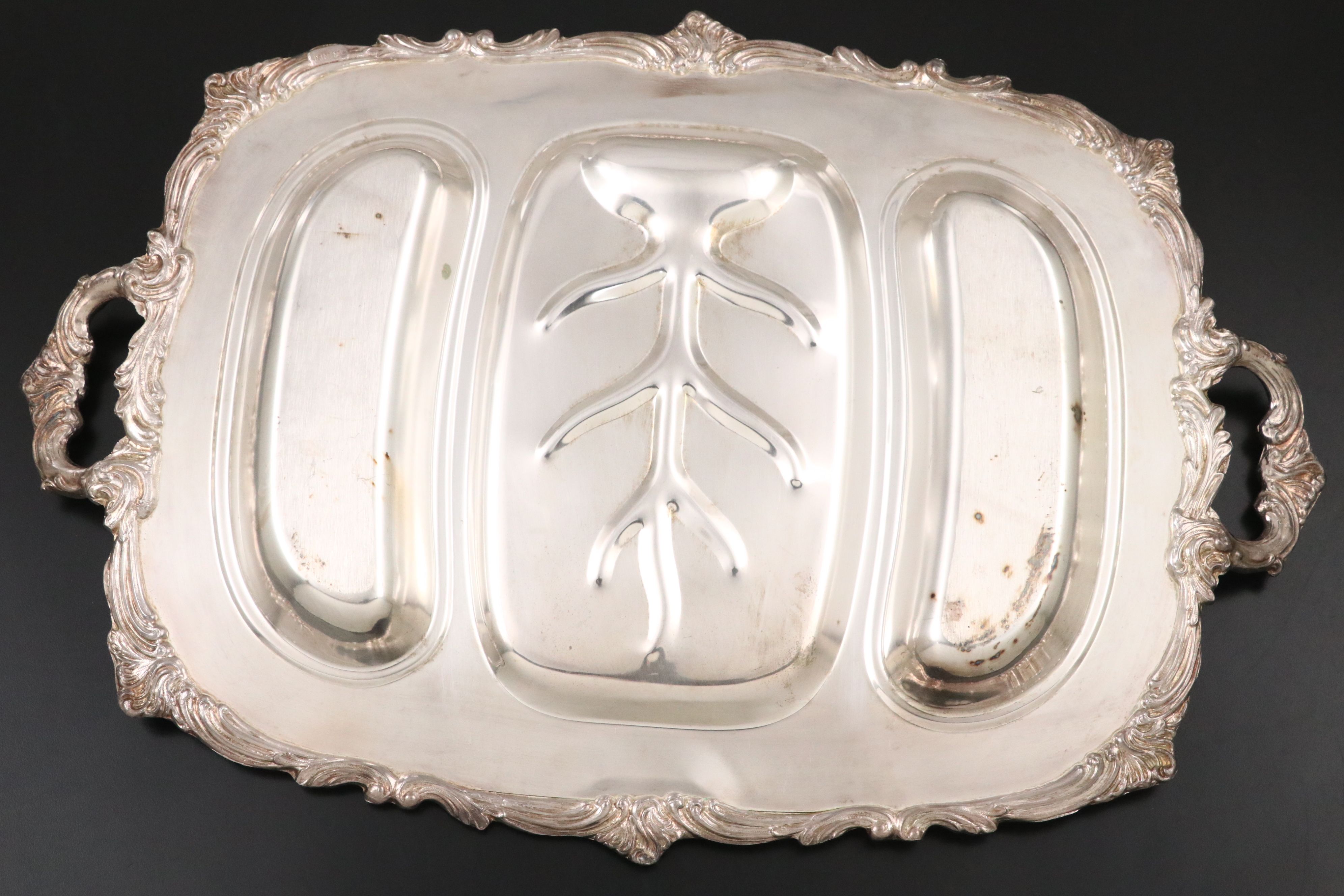 Bristol Silver Plate Wine Bucket with Other Serving Pieces, Mid to Late 20th C.