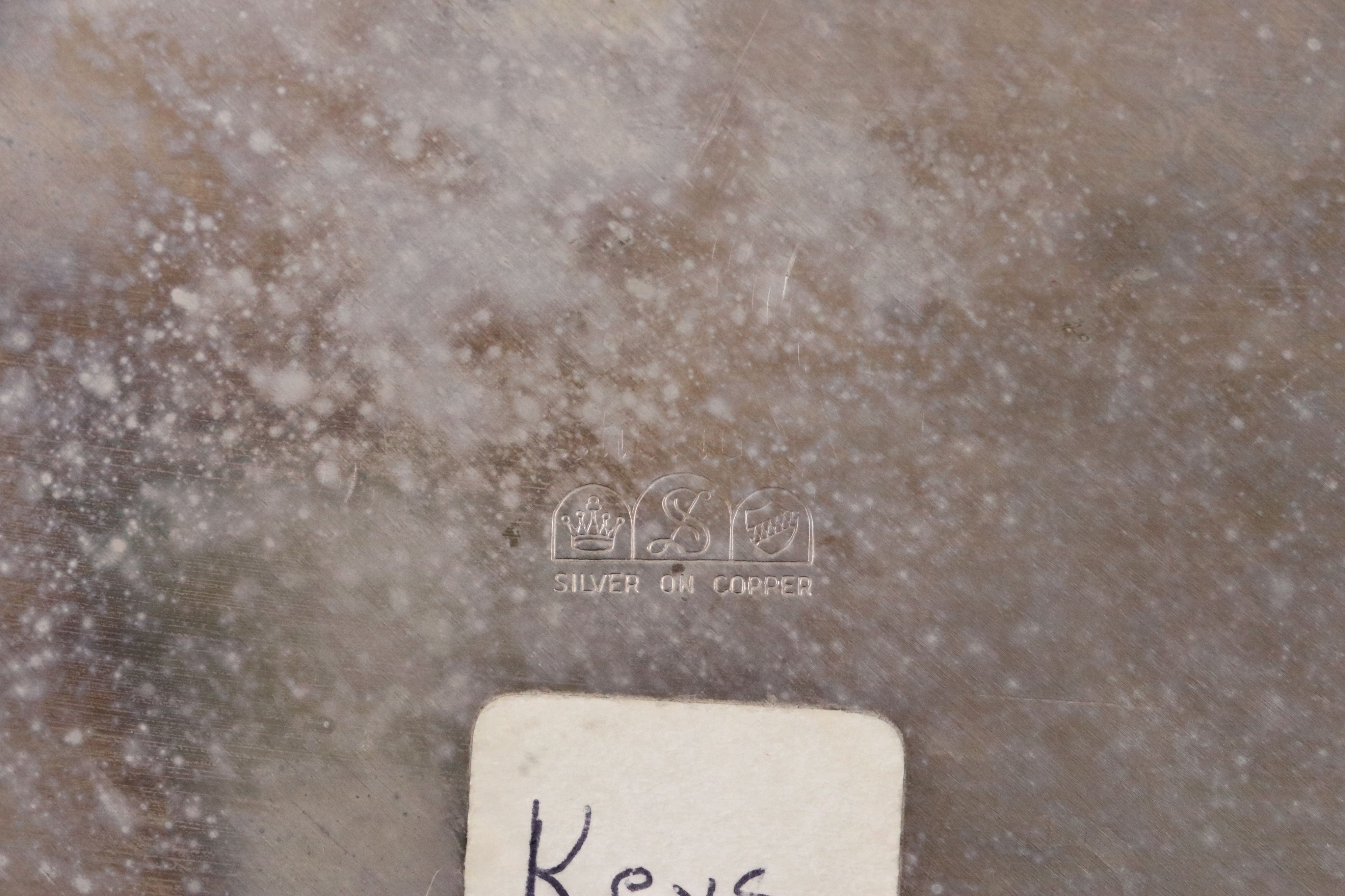 Bristol Silver Plate Wine Bucket with Other Serving Pieces, Mid to Late 20th C.