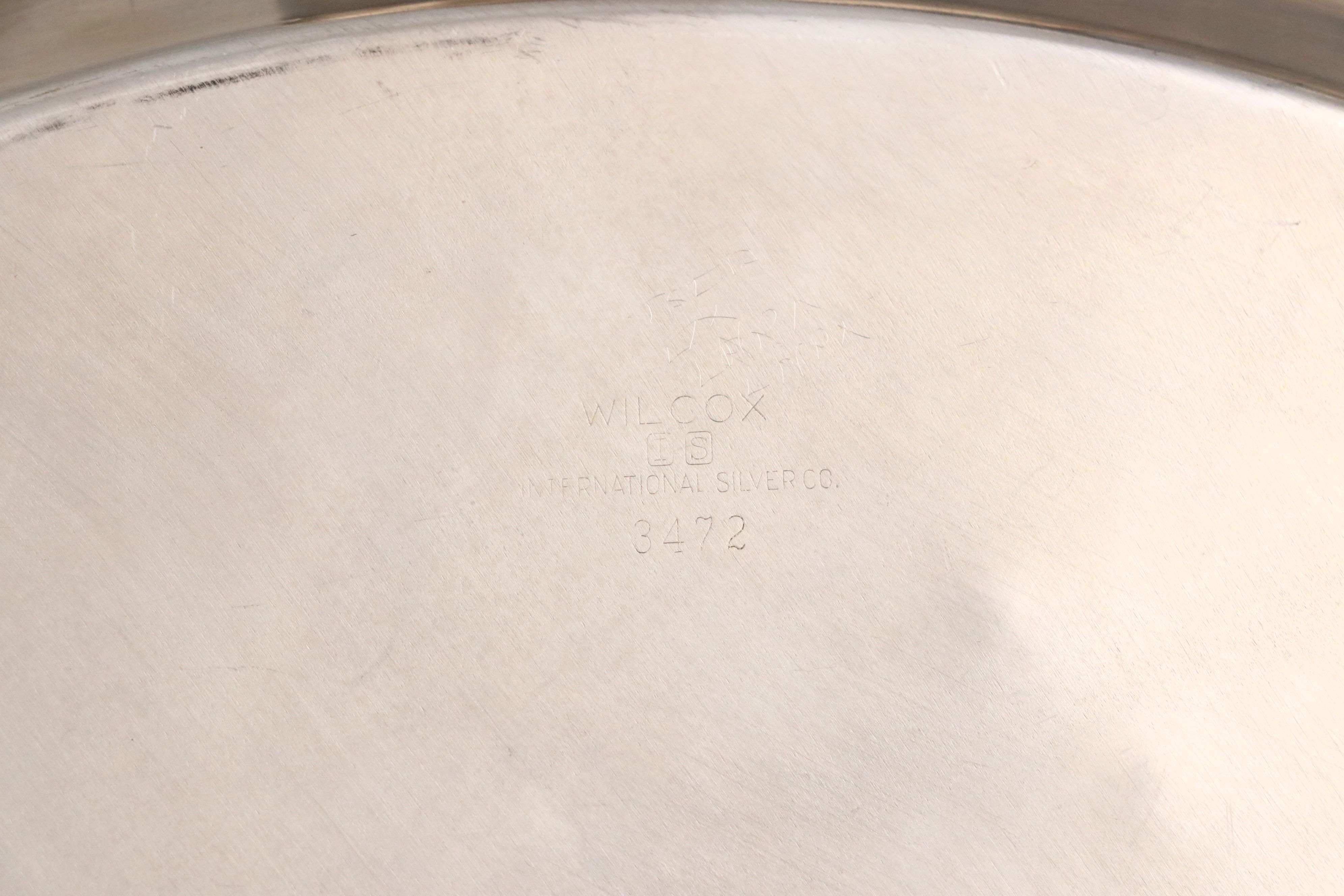 Bristol Silver Plate Wine Bucket with Other Serving Pieces, Mid to Late 20th C.