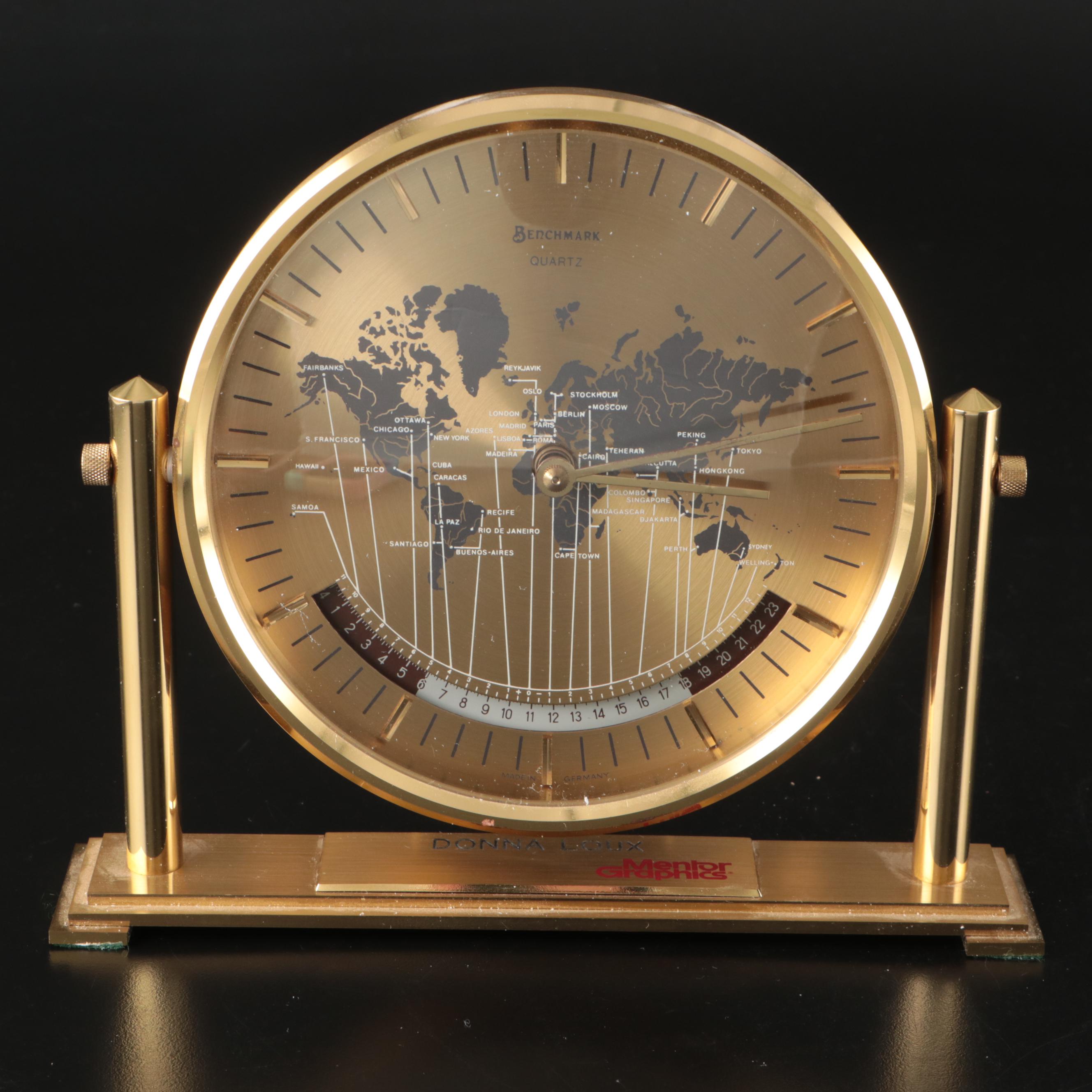 Benchmark World Time Desk Clock