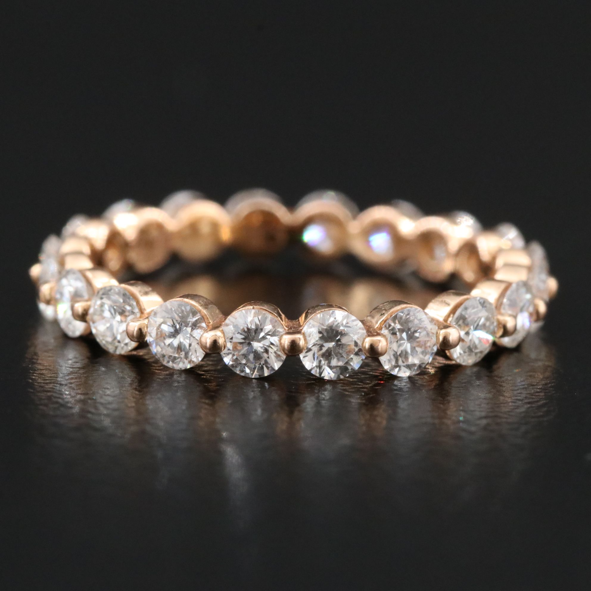 18K 1.50 CTW Diamond Eternity Band