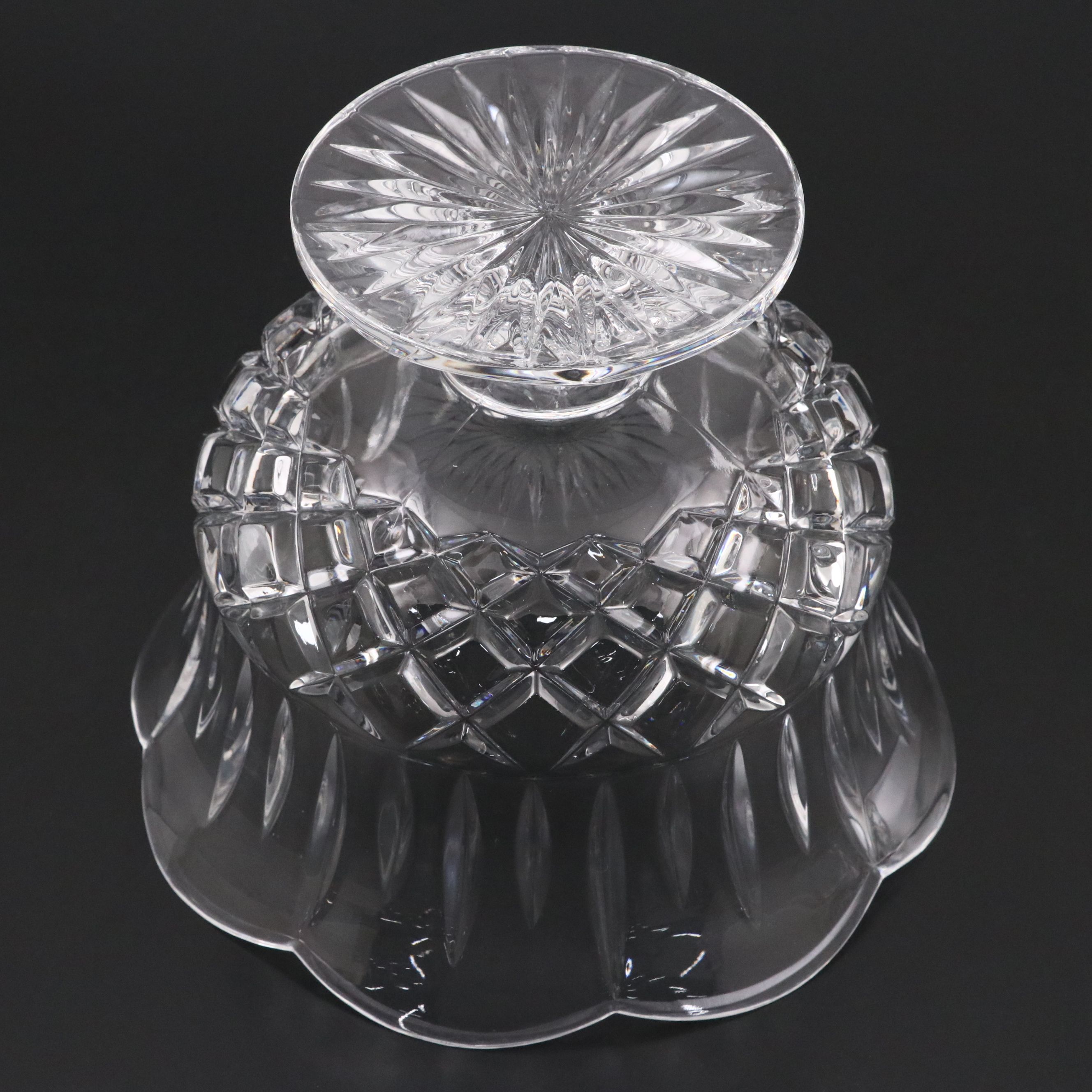 Gorham Style Pedestal Bowl with Lobed Bowl and Oneida Style Rose Bowl