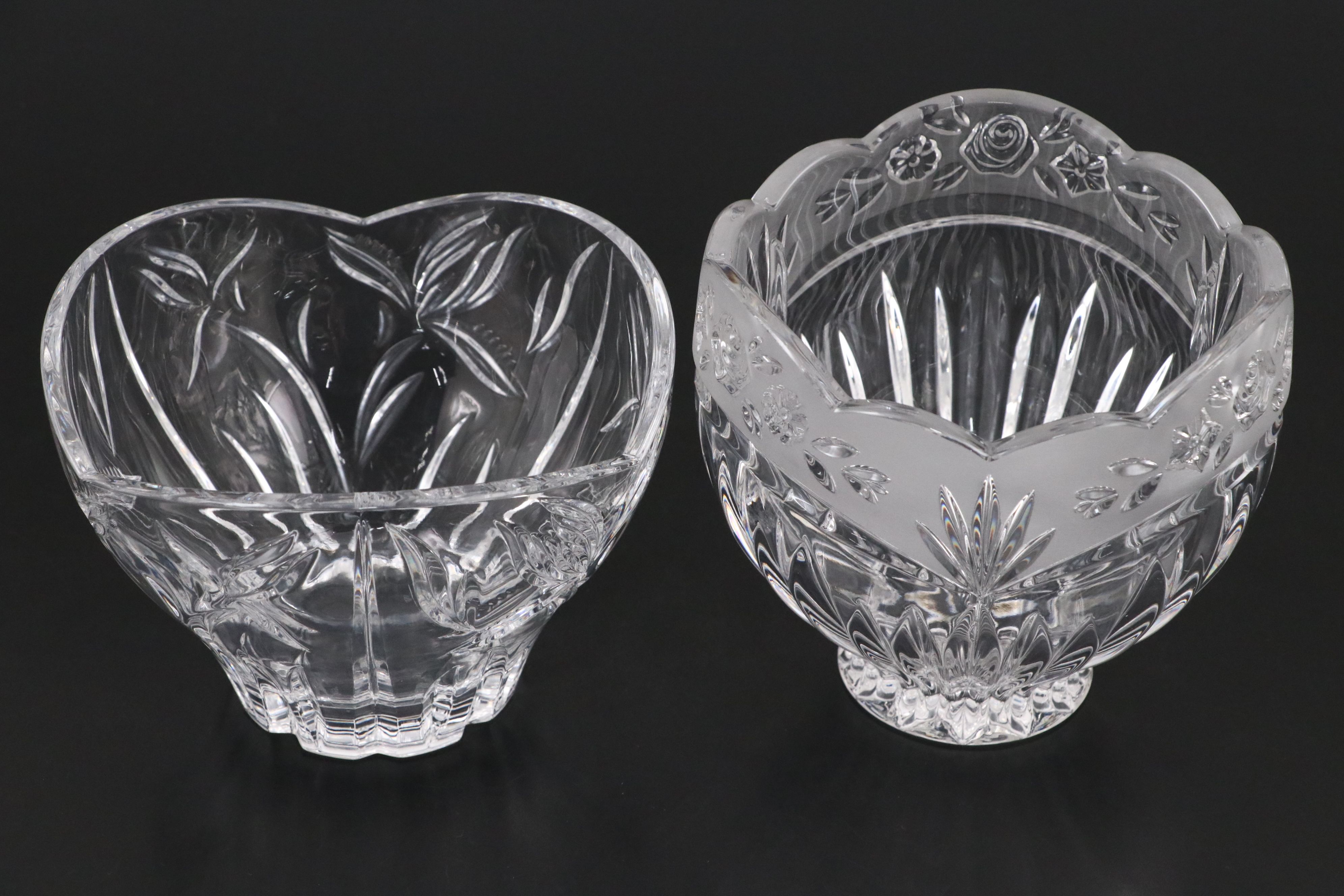 Gorham Style Pedestal Bowl with Lobed Bowl and Oneida Style Rose Bowl