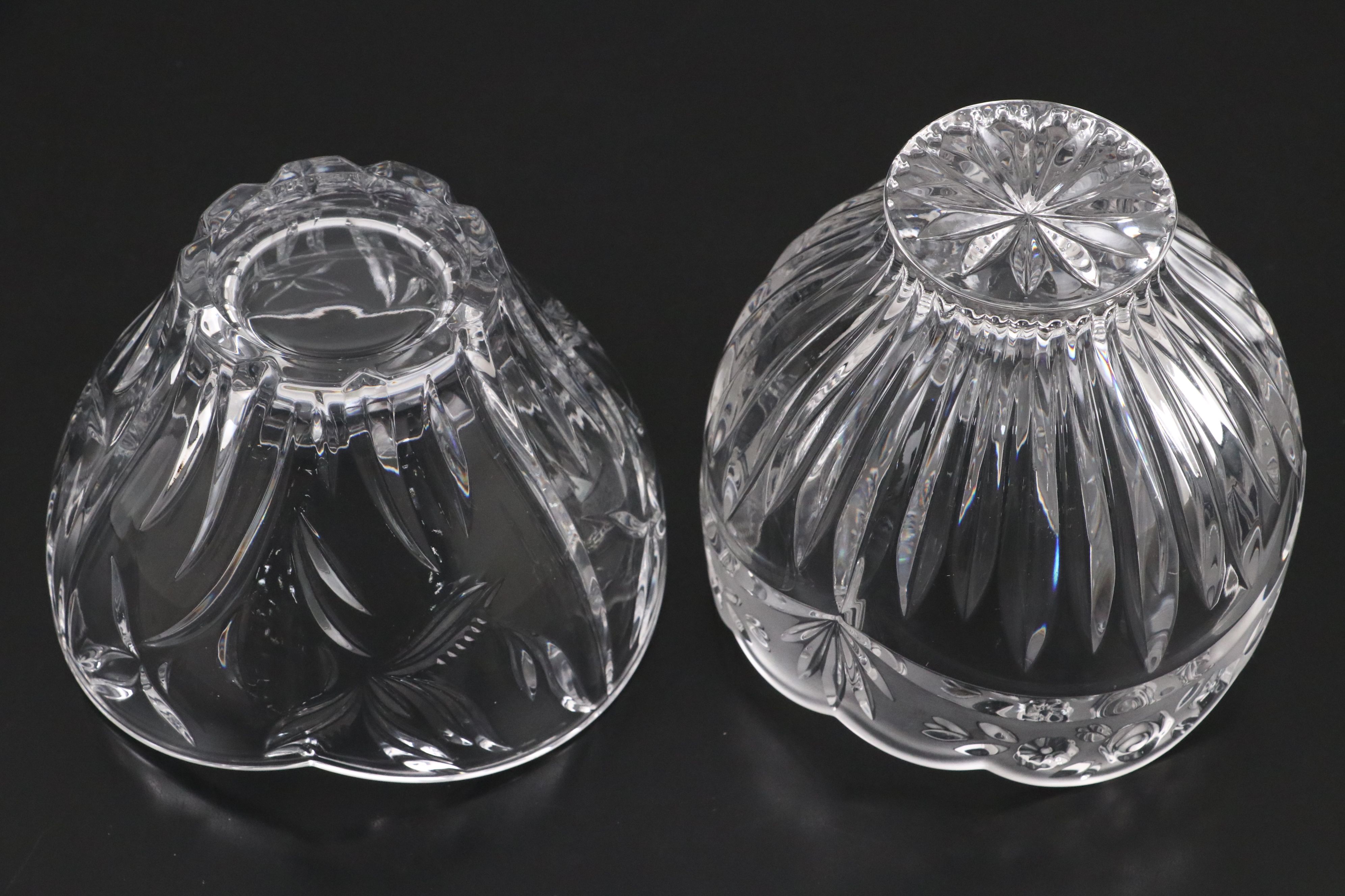 Gorham Style Pedestal Bowl with Lobed Bowl and Oneida Style Rose Bowl