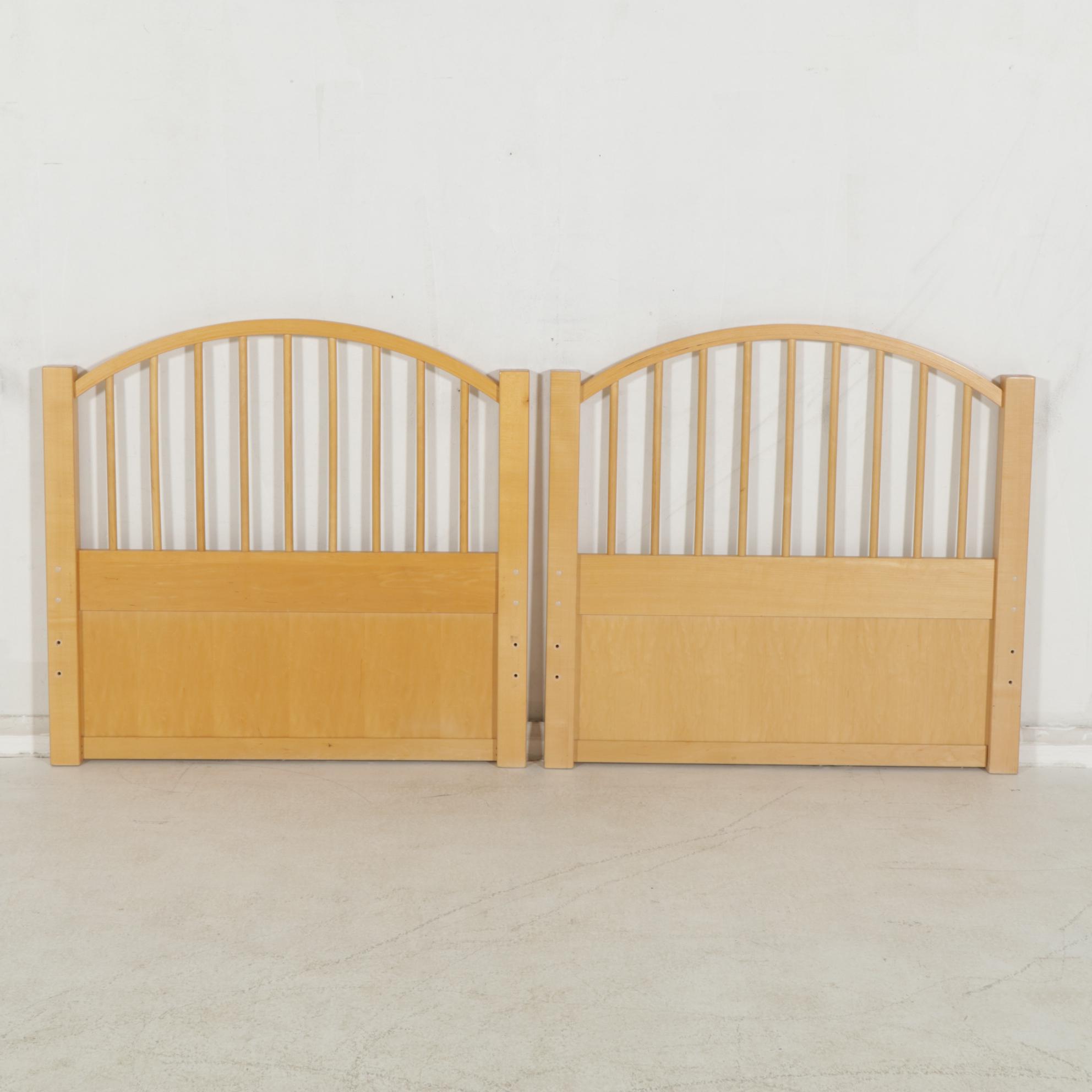 Stanley Furniture Arts & Crafts Style Twin Bunk Bed Frames, 1999