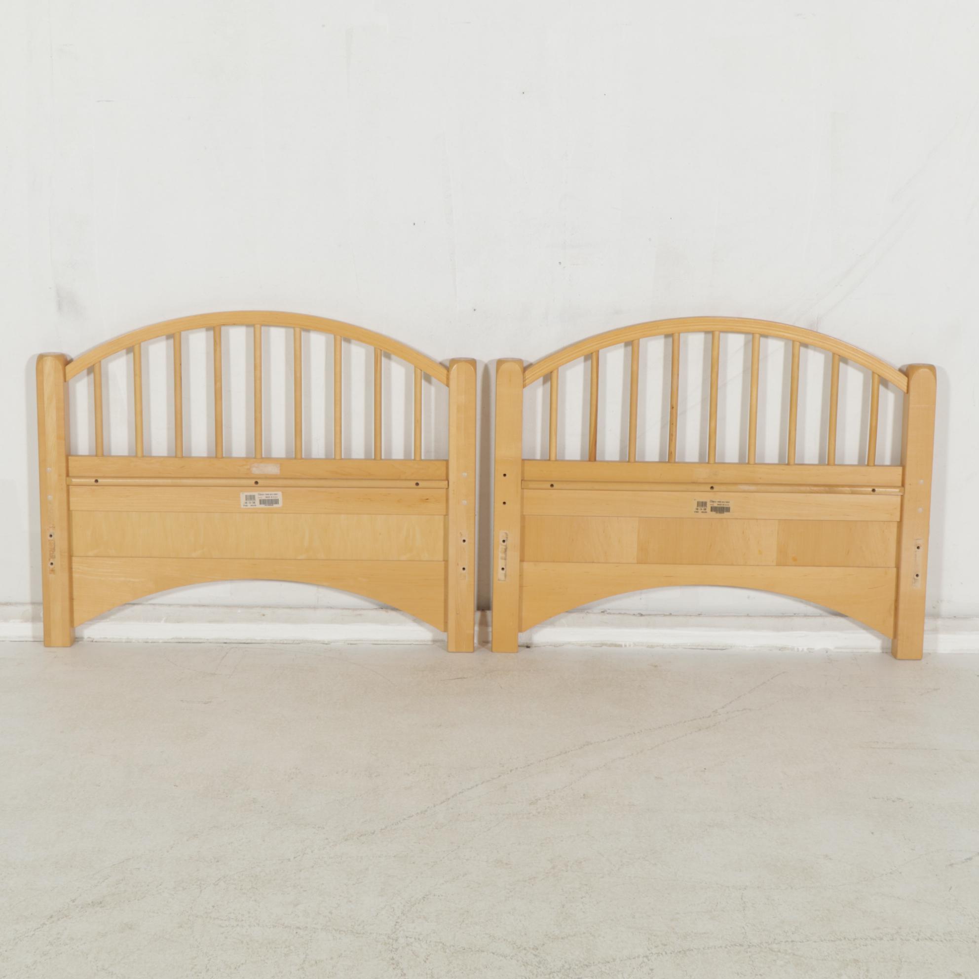 Stanley Furniture Arts & Crafts Style Twin Bunk Bed Frames, 1999