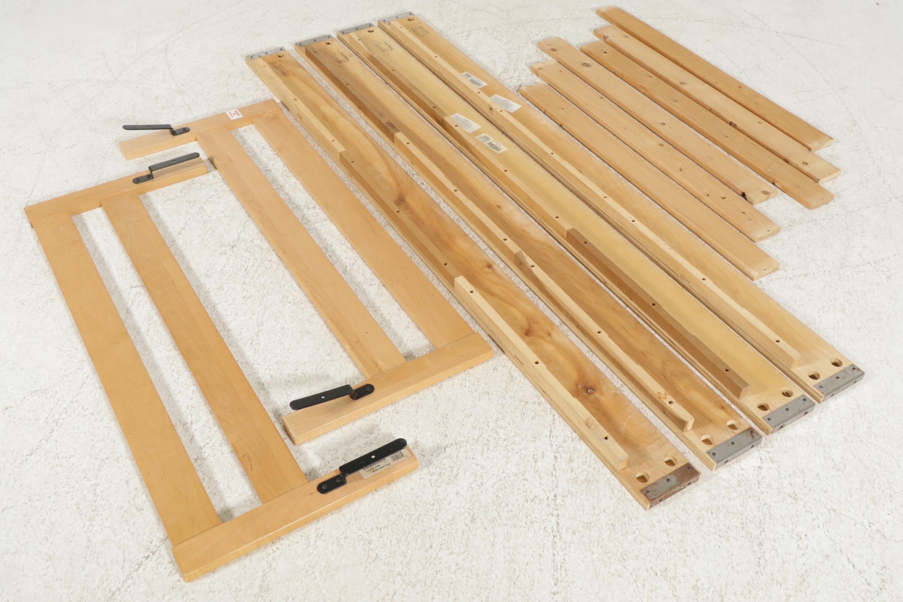 Stanley Furniture Arts & Crafts Style Twin Bunk Bed Frames, 1999